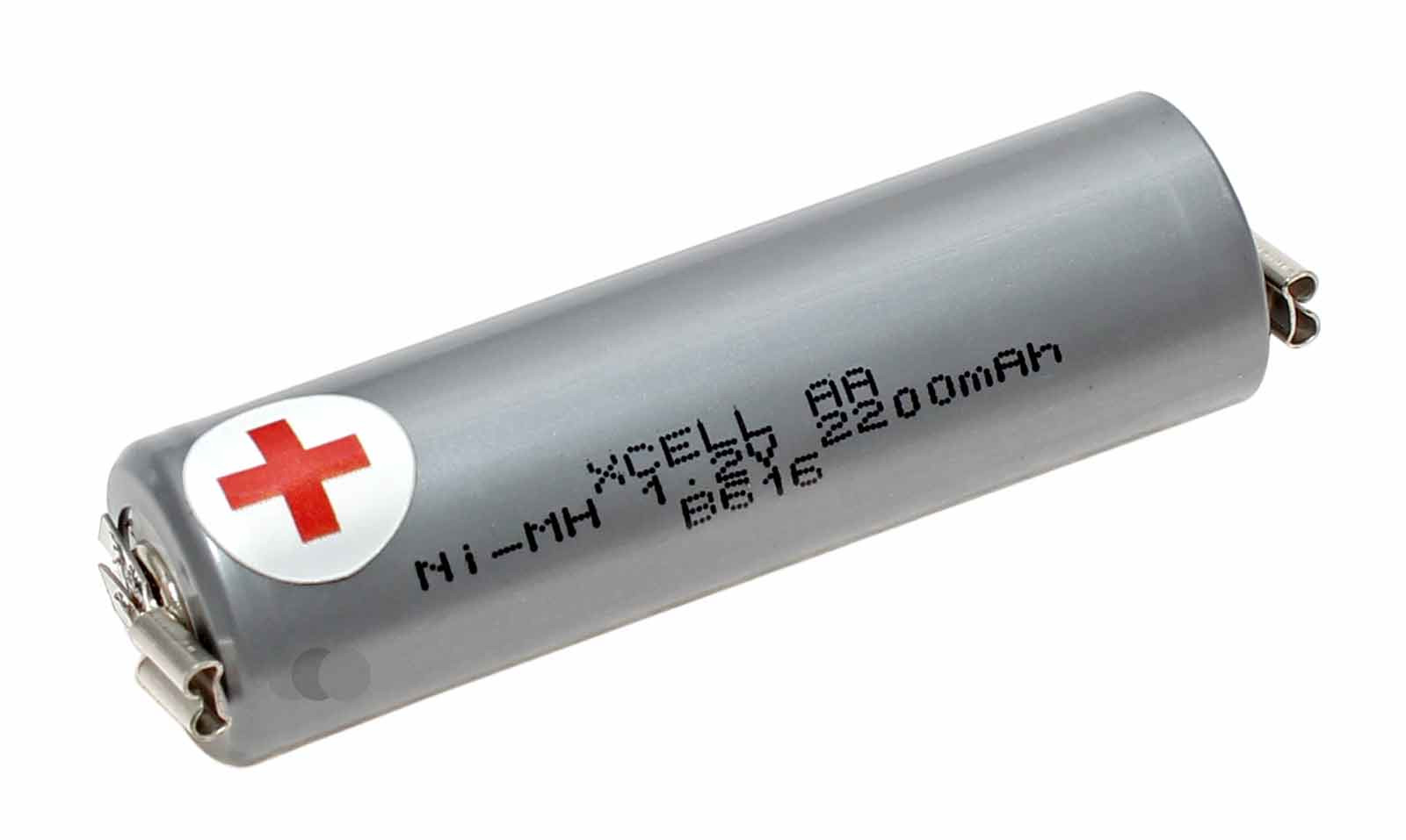 Alternativer 1,2 Volt NiMH Ersatzakku passend für Moser ChroMini Pro Type 1591B sowie 1591Q mit 2200mAh Kapazität