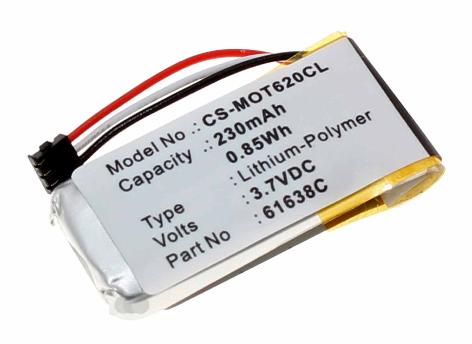 Akku für Motorola IT6-1 T.6.1T IT6-2 Motorola DECT 6.0 Schnurlostelefon, ersetzt 61638C, SNN5904A, 3,7V, 230mAh