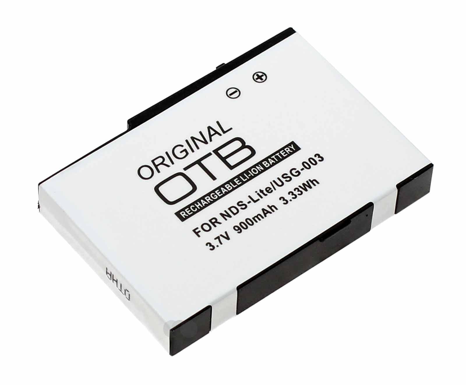 Akku für Nintendo DS Lite Konsole, ersetzt USG-003, 3,7V, 900mAh