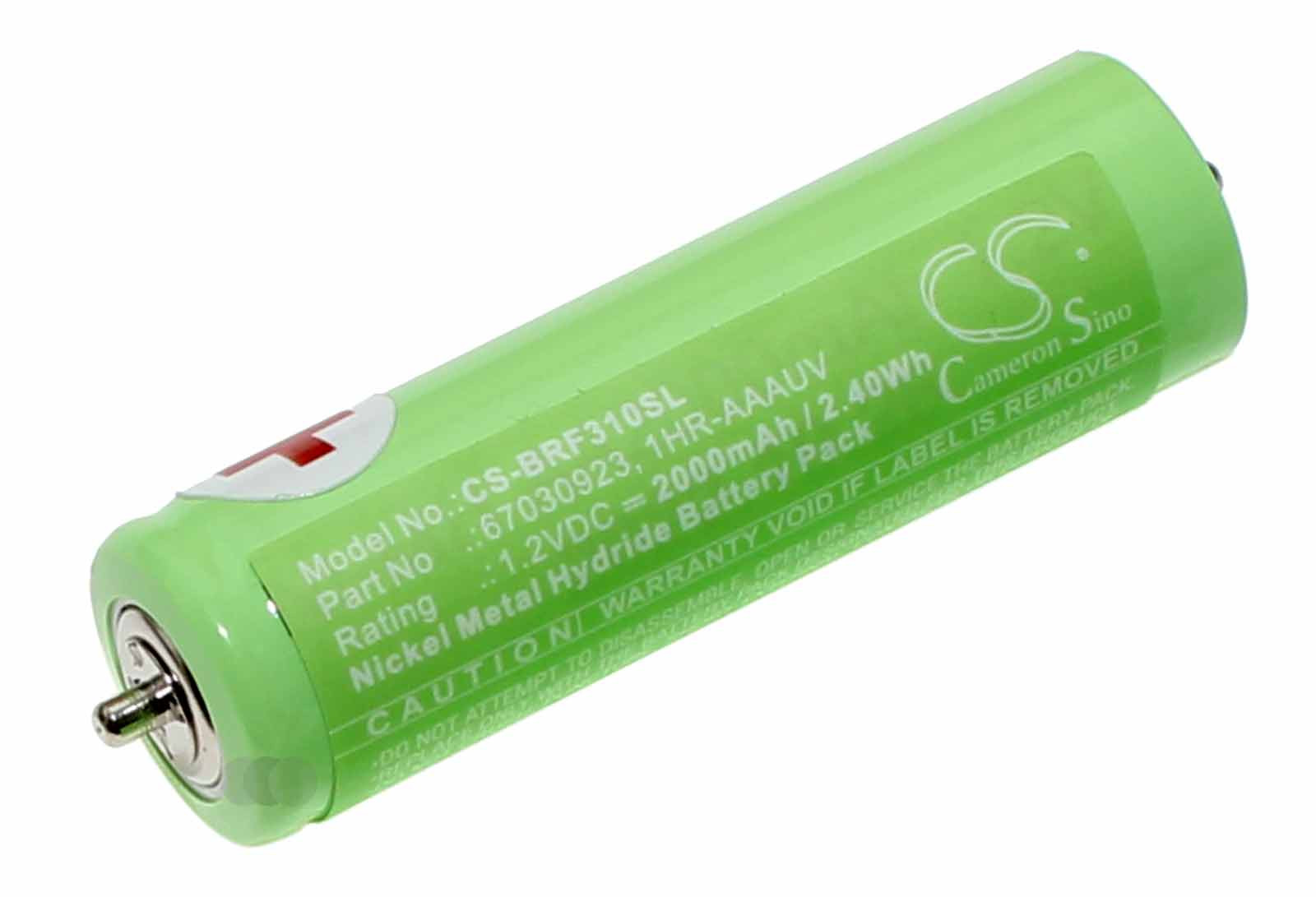 Akku für Panasonic ER160, ER1410, ES2050, ES8992 u.a., ersetzt WER1411L2508, 1,2V, 2000mAh
