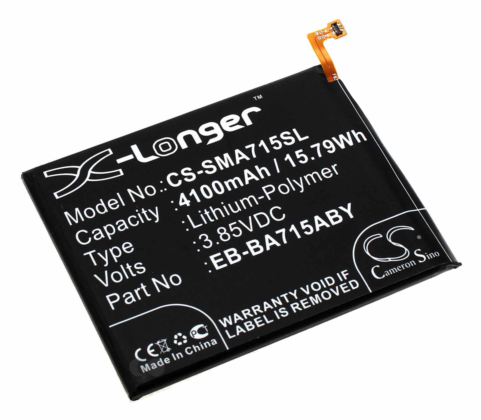 Akku für Samsung Galaxy A71, ersetzt EB-BA715ABY, GH82-22153A, 3,85V, 4100mAh