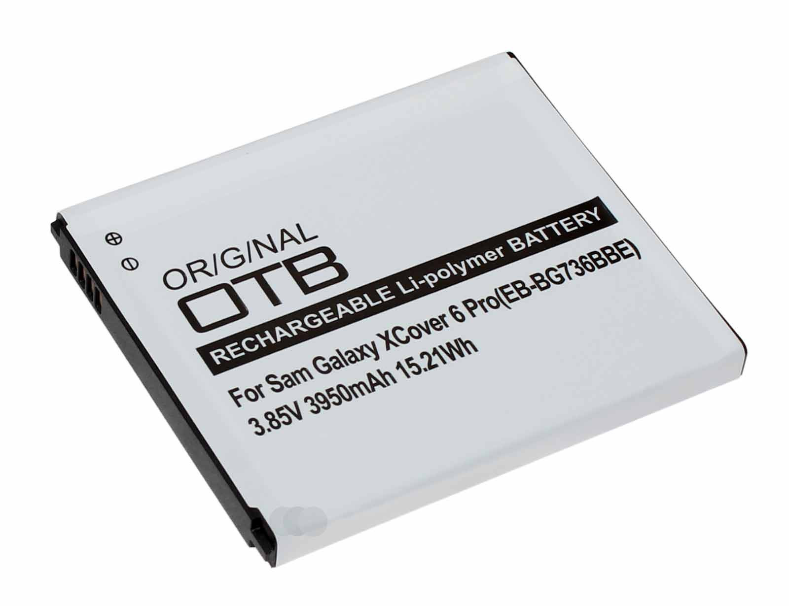 Alternativer Akku für Samsung Galaxy XCover 6 Pro, ersetzt EB-BG736BBE, 3,85V, 3950mAh