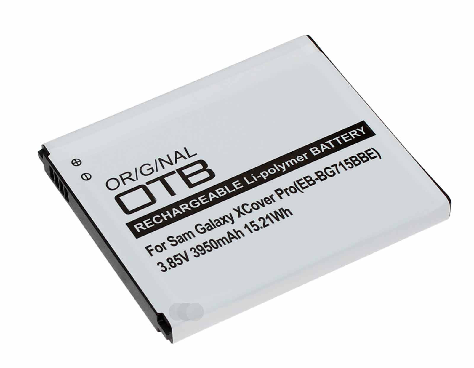 Akku für Samsung Galaxy XCover Pro G715, G715FN, G715U, ersetzt EB-BG715BBE, 3,85V, 3950mAh