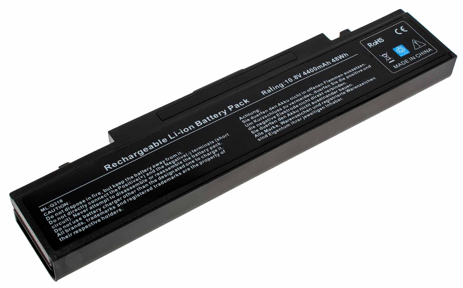 Akku für Samsung Q318 R510 R468 R710 Notebook, ersetzt AA-PB9NC6B, 10,8V, 4400mAh