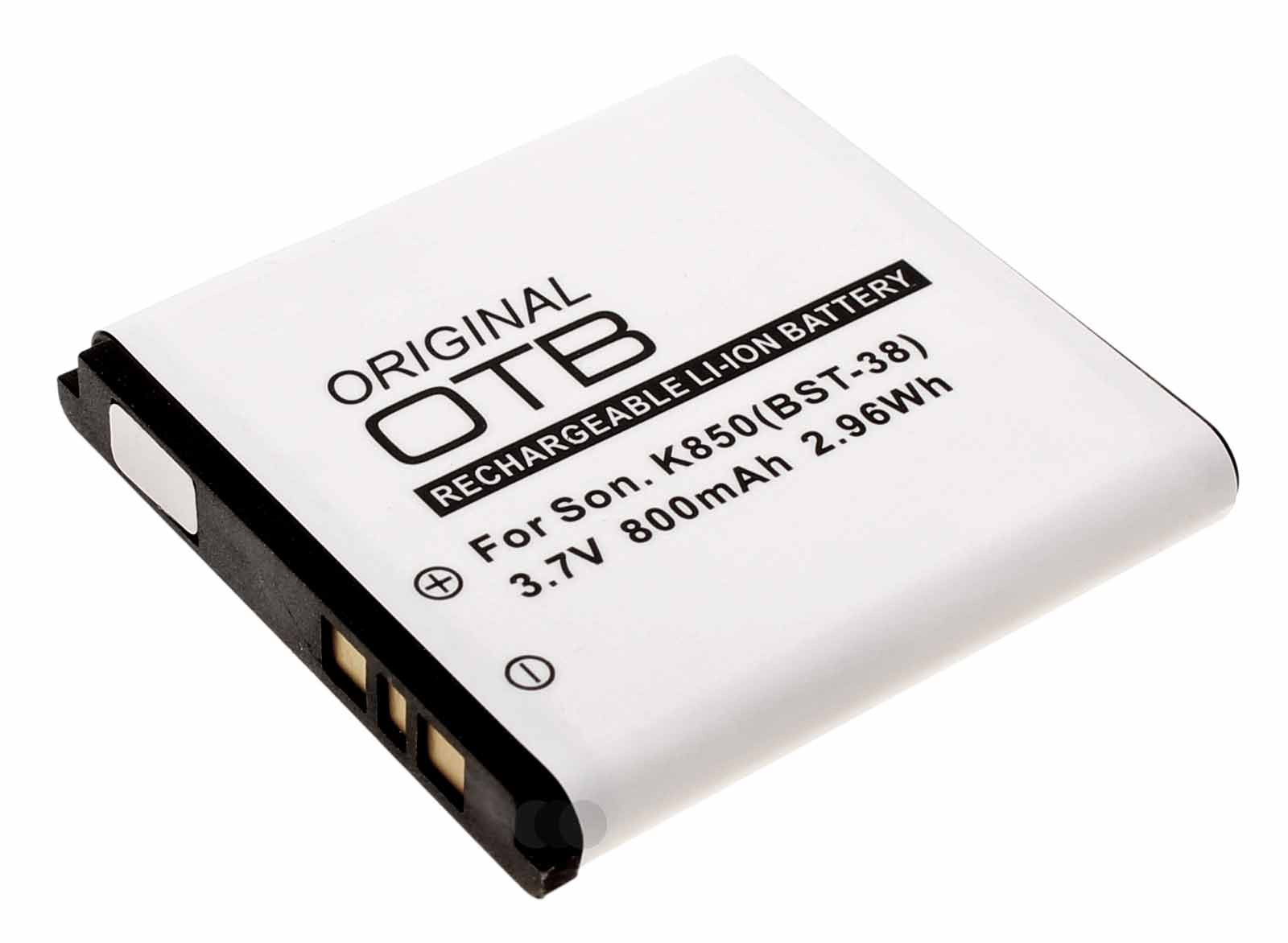 Akku für Sony Ericsson K770i, K850, W980, W995, Xperia e10, Xperia X10 mini pro Handy, ersetzt BST-38, 3,7V, 800mAh