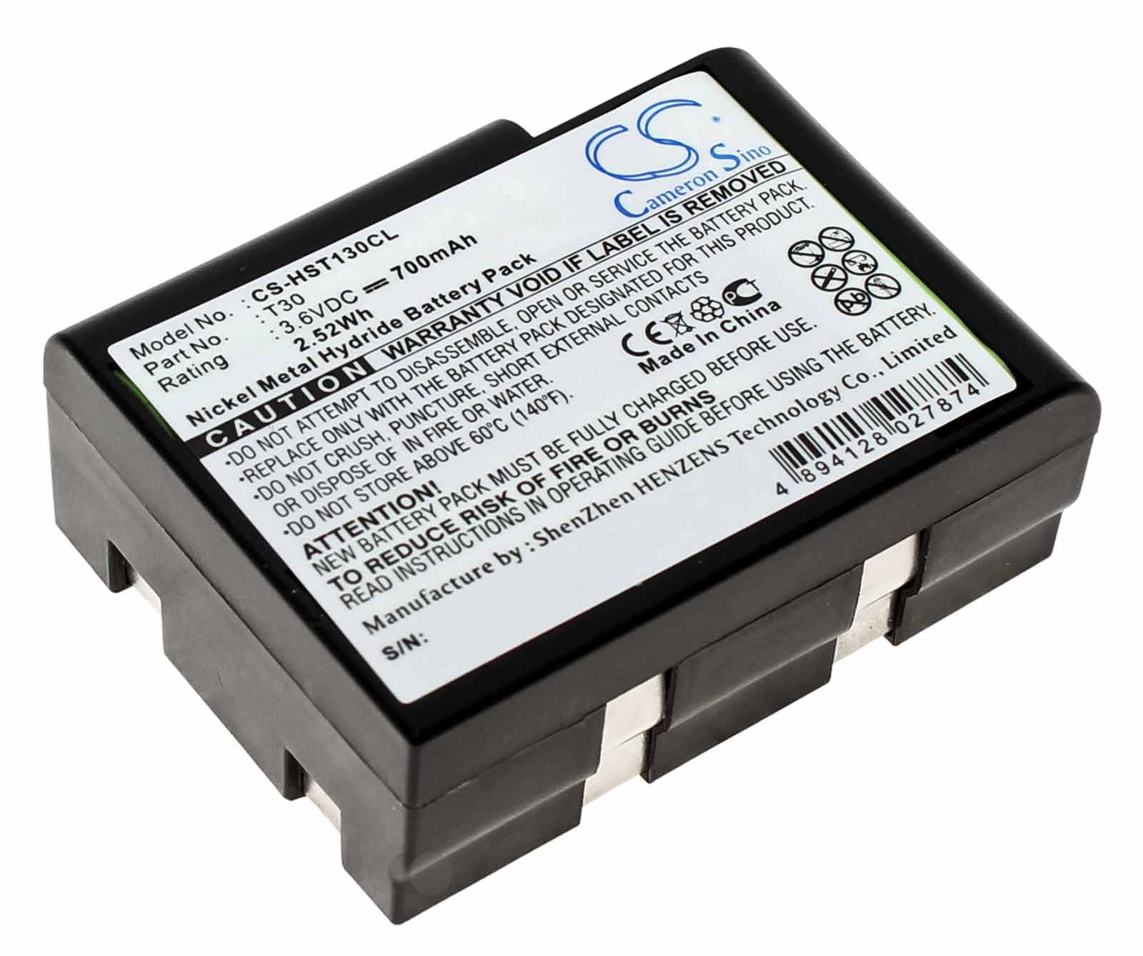 Akku für Telekom T-Plus Sinus 33, Sinus 35, Sinus 52 schnurlos DECT Telefon, ersetzt T130 3,6V700mAh