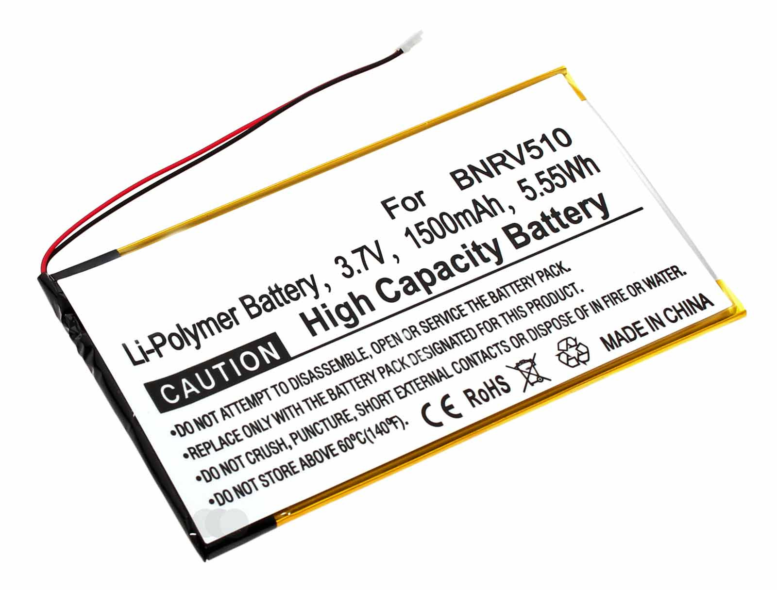 Akku für Tolino Shine 2 HD Vision, 3 HD, 4 HD, ersetzt PR-285083, 3,7V, 1500mAh