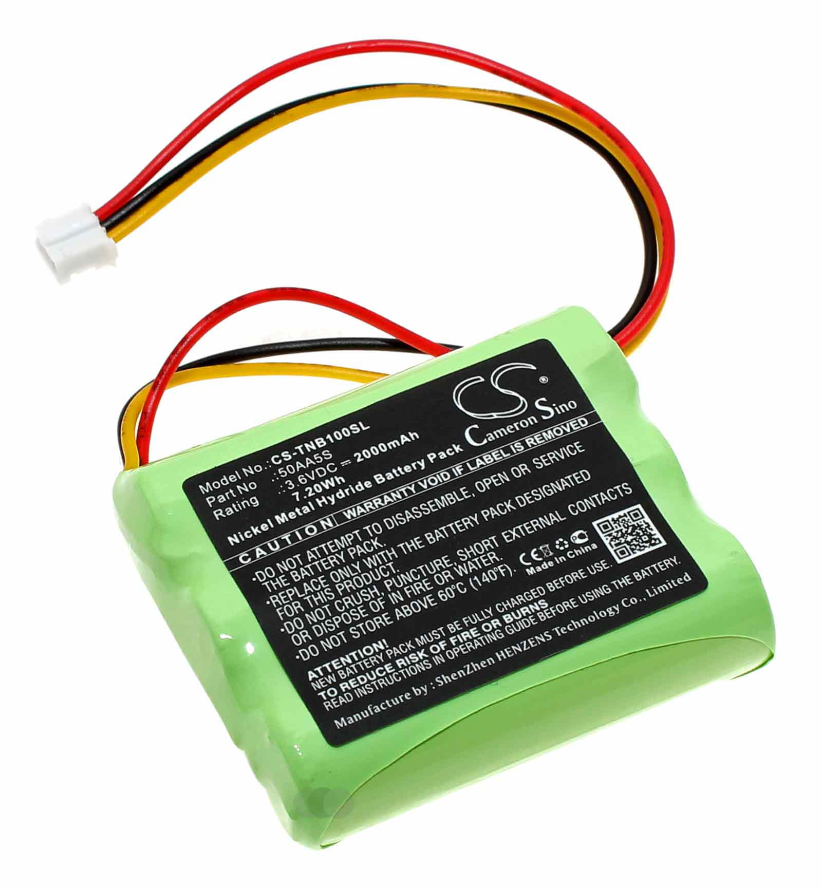 Alternativer Ni-Mh Akku für tonies Toniebox Kinder Tonabspielgerät mit 3,6 Volt Spannung und 2000mAh Kapazität