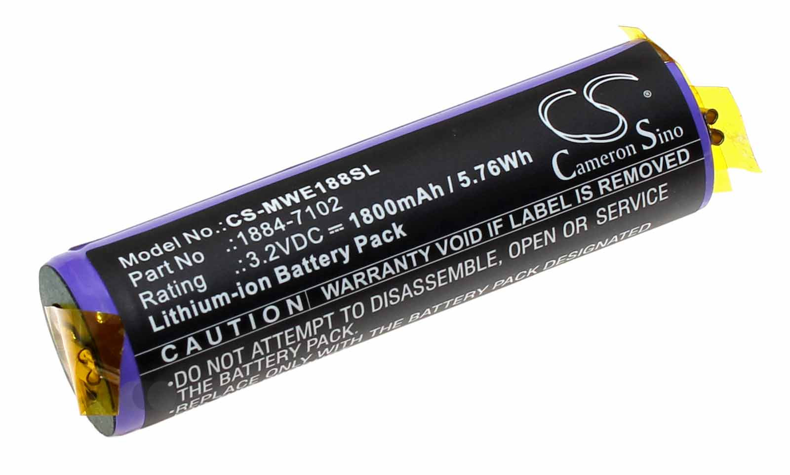Akku für Wahl, Moser, Ermila 1884, 1885, ersetzt 1884-7102, 3,2V, 1800mAh