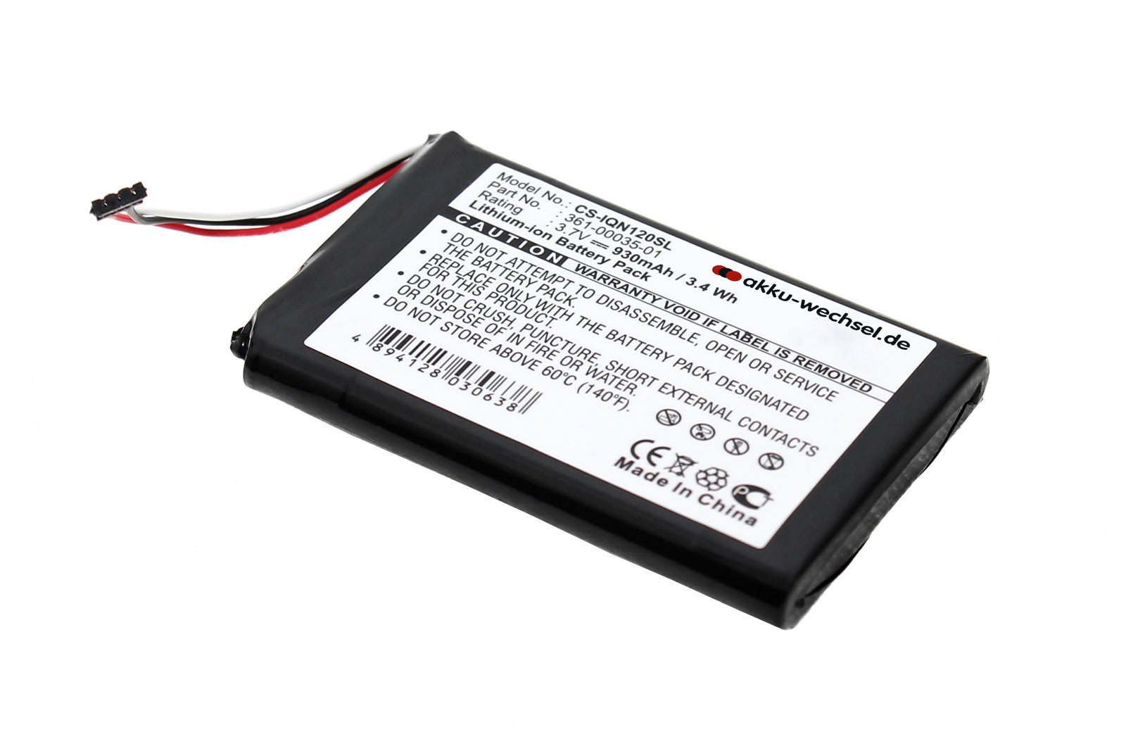 Akku passend für Garmin nüvi 140T, nüvi 150T, nüvi 1205, nüvi 2595LMT