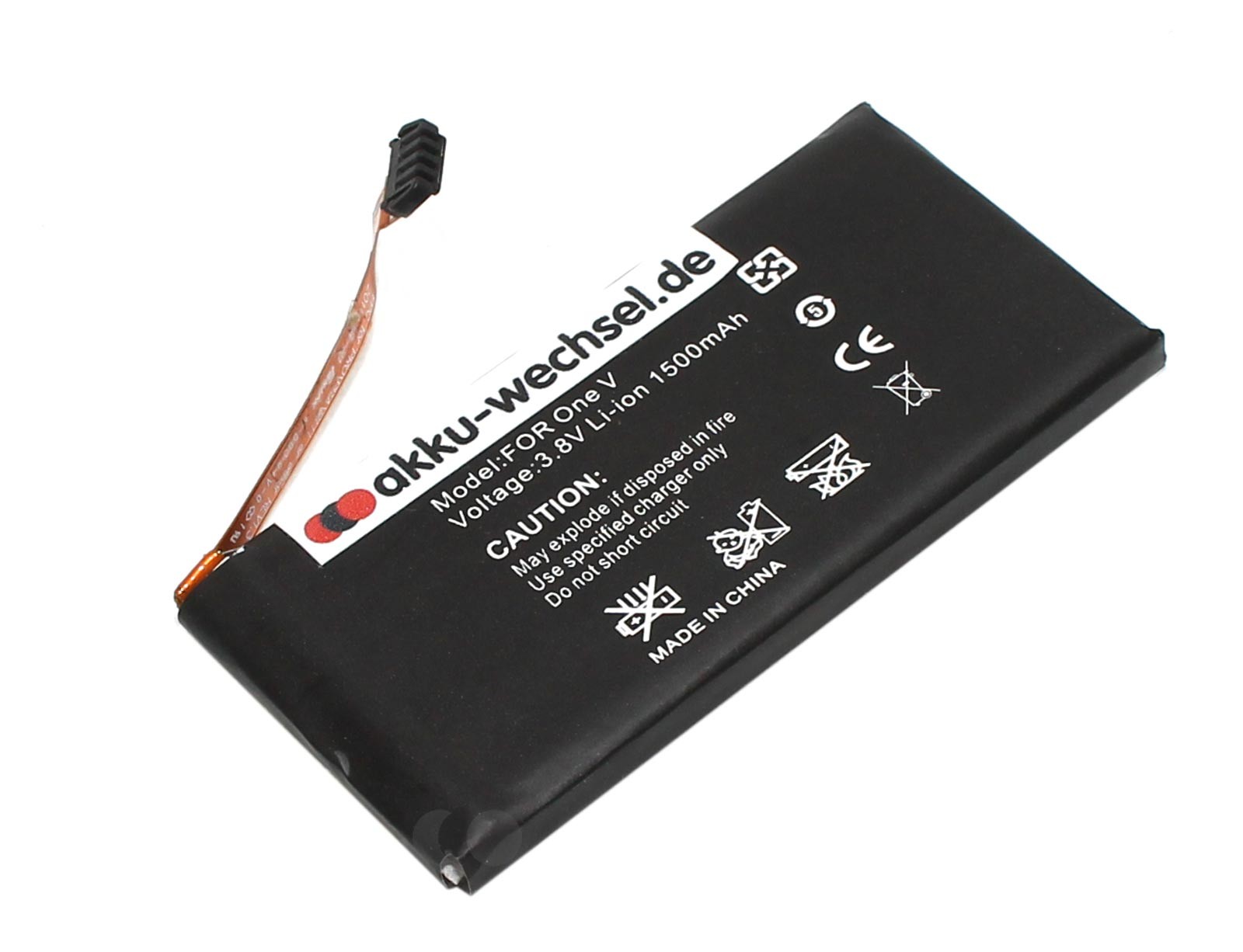 Akku passend für HTC One V - BK76100 ersetzt 35H00192-01M