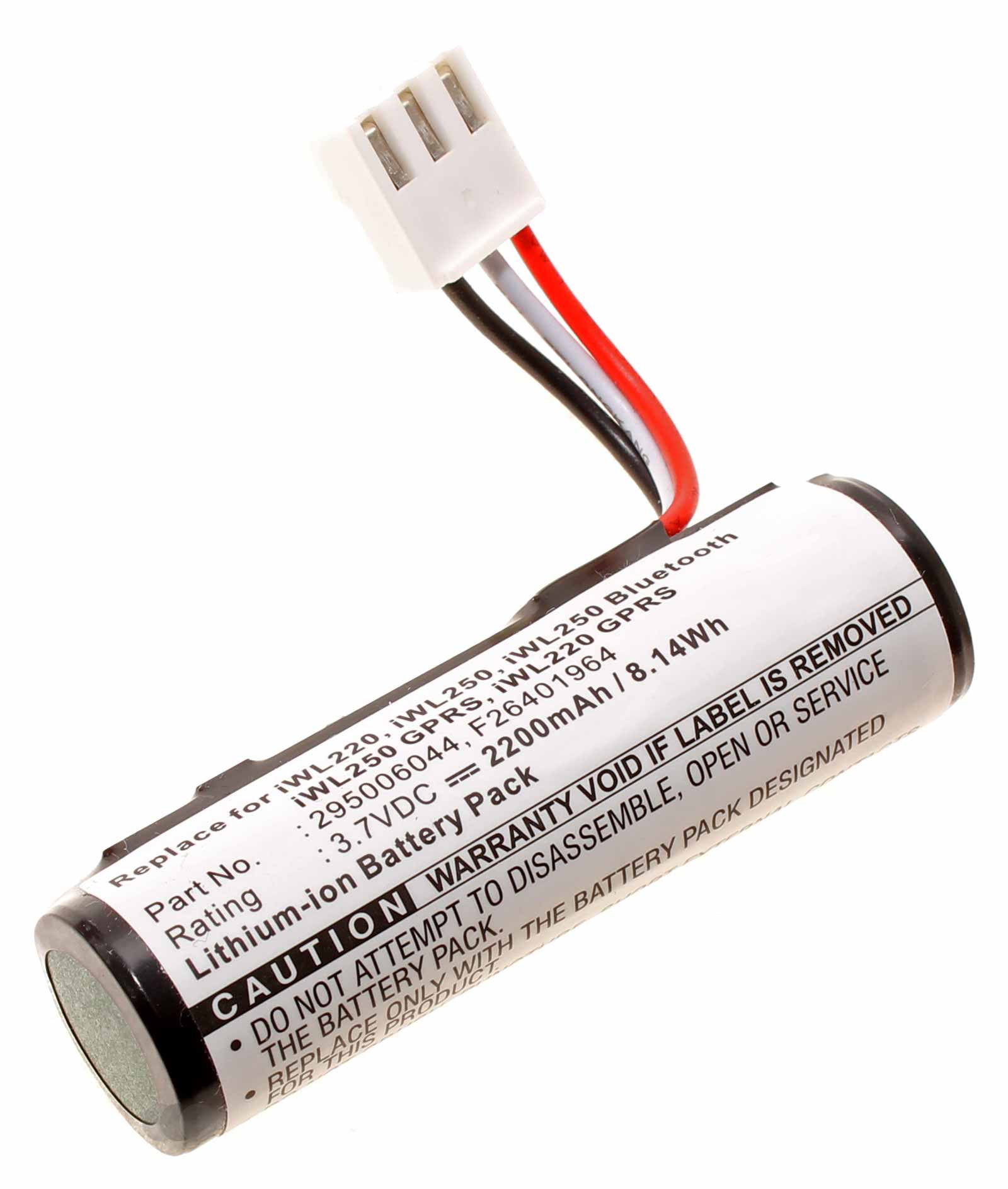 Alternativer Lithium-Ionen Akku für Ingenico EC Karten Terminal Lesegerät und Newland POS Machine mit 3,7 Volt und 2200mAh Kapazität, ersetzt den original Akku 295006044 und F26401964