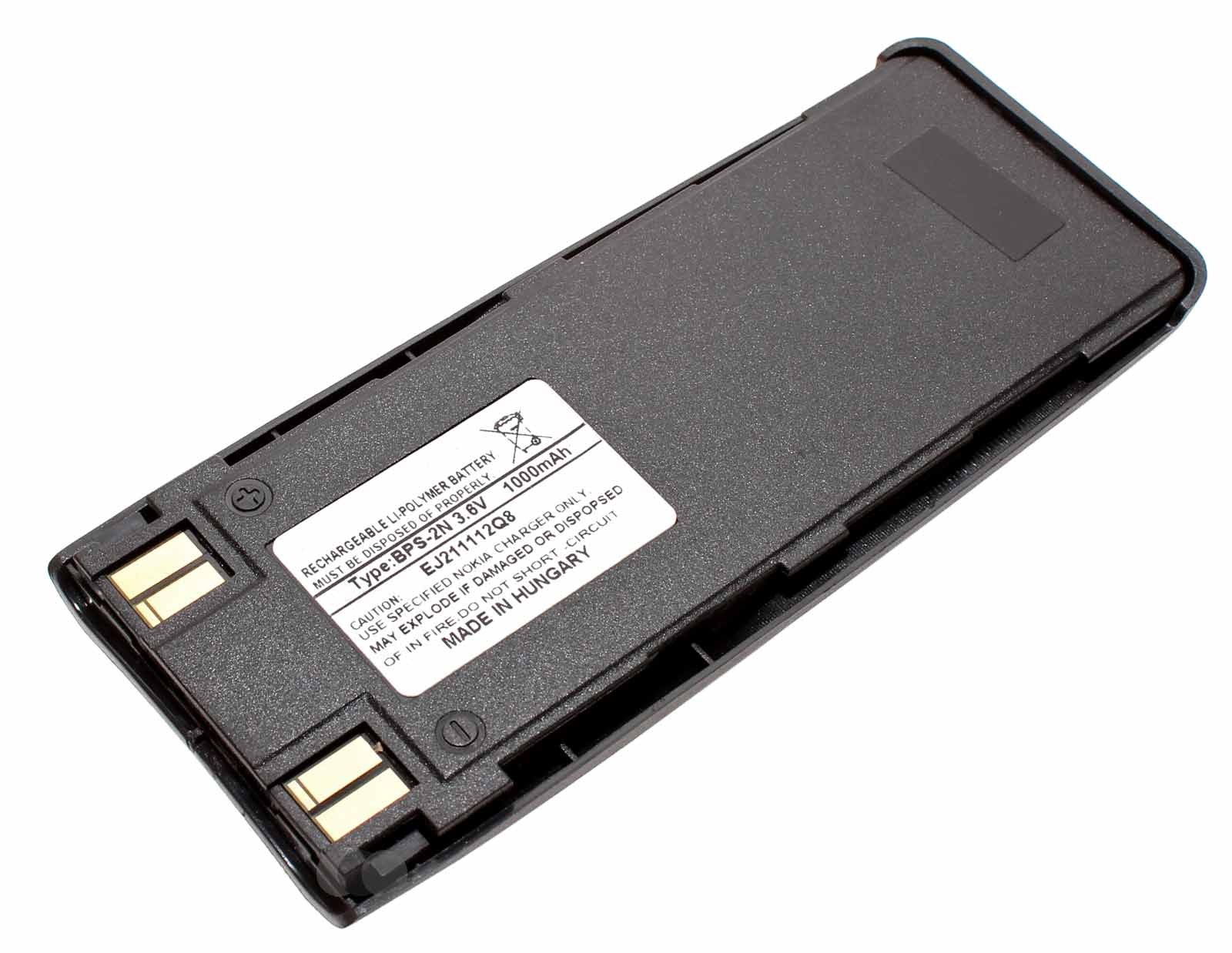 Akku für Nokia 6110, 6120, 6150, 6138, 6180, 6185 Handy, ersetzt BPS-2, BLS-2, BMS-2 mit 3,7V und 1000mAh 