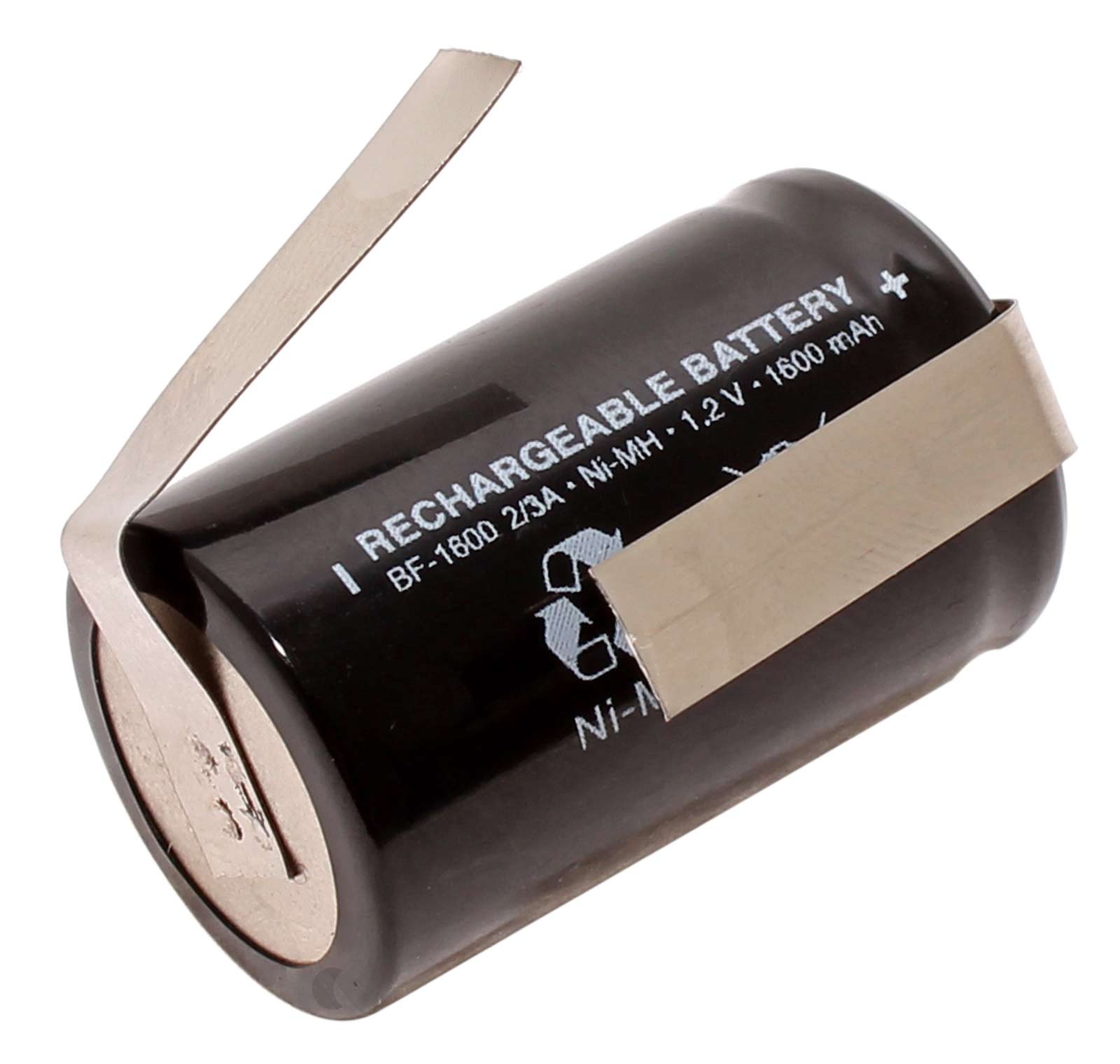 Alternativer 2/3 Ni-MH Akku für Panasonic ER398 und ER201 Haarschneider, Barttrimmer mit 1,2 Volt und 1600mAh Kapazität