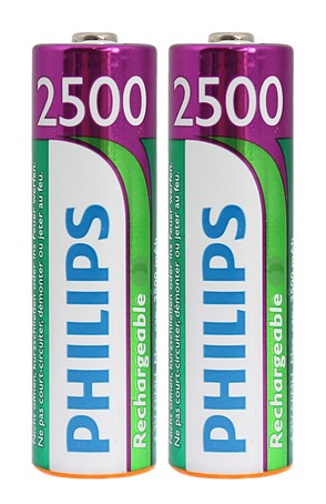 2x Philips Akku für Avent SCD 560 Babyphone mit 2500mAh Akku-Kapazität