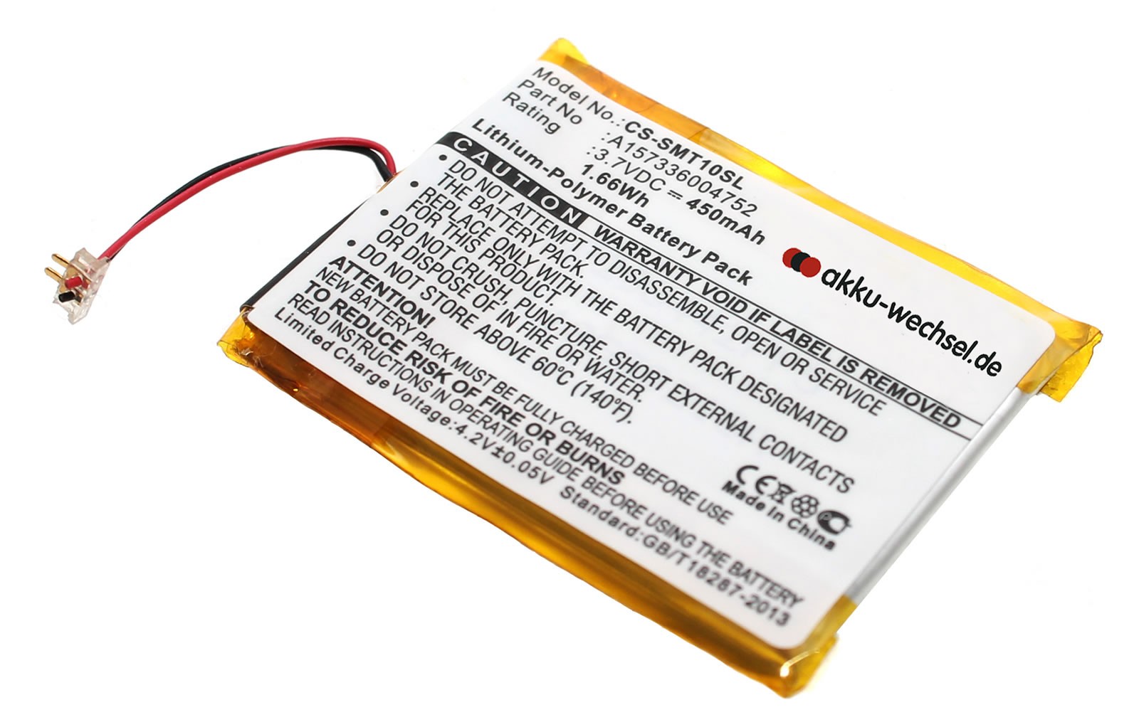 Akku passend für Samsung MP3-Player YP-T10