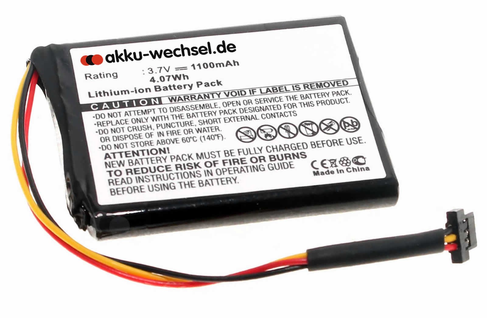 Akku passend für TomTom Start 50 | ersetzt ICP653443 | R2