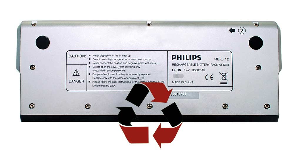 Akku Zellen-Wechsel Philips PET700/00 DVD Player RB-Li 12 AY4388