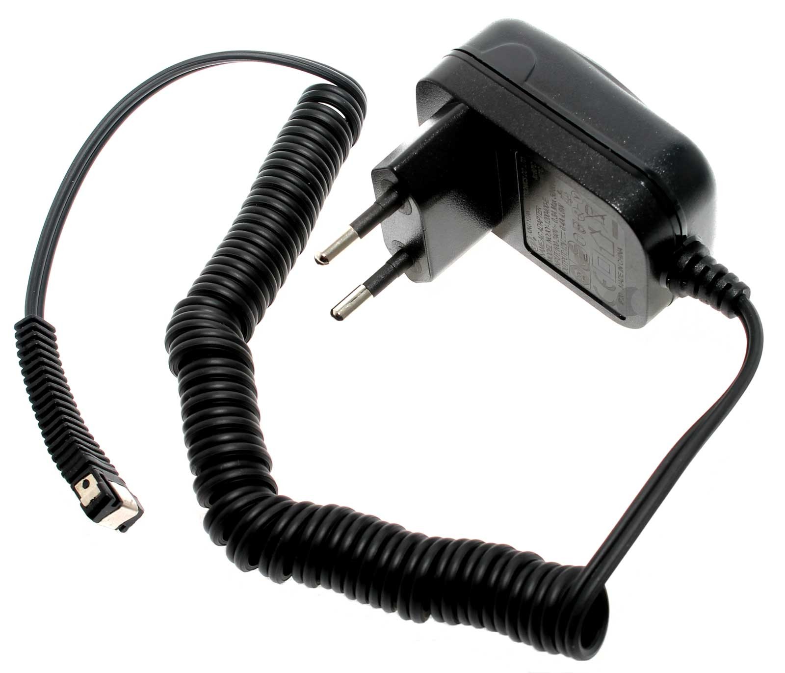 Alternatives Ladegerät, Steckernetzteil, Ladekabel, AC/DC Travel Charger passend für den Braun Rasierer, Rasierapparat 67030456, Syncro Serie 7000, Activator, 360 GradComplete Serie 800