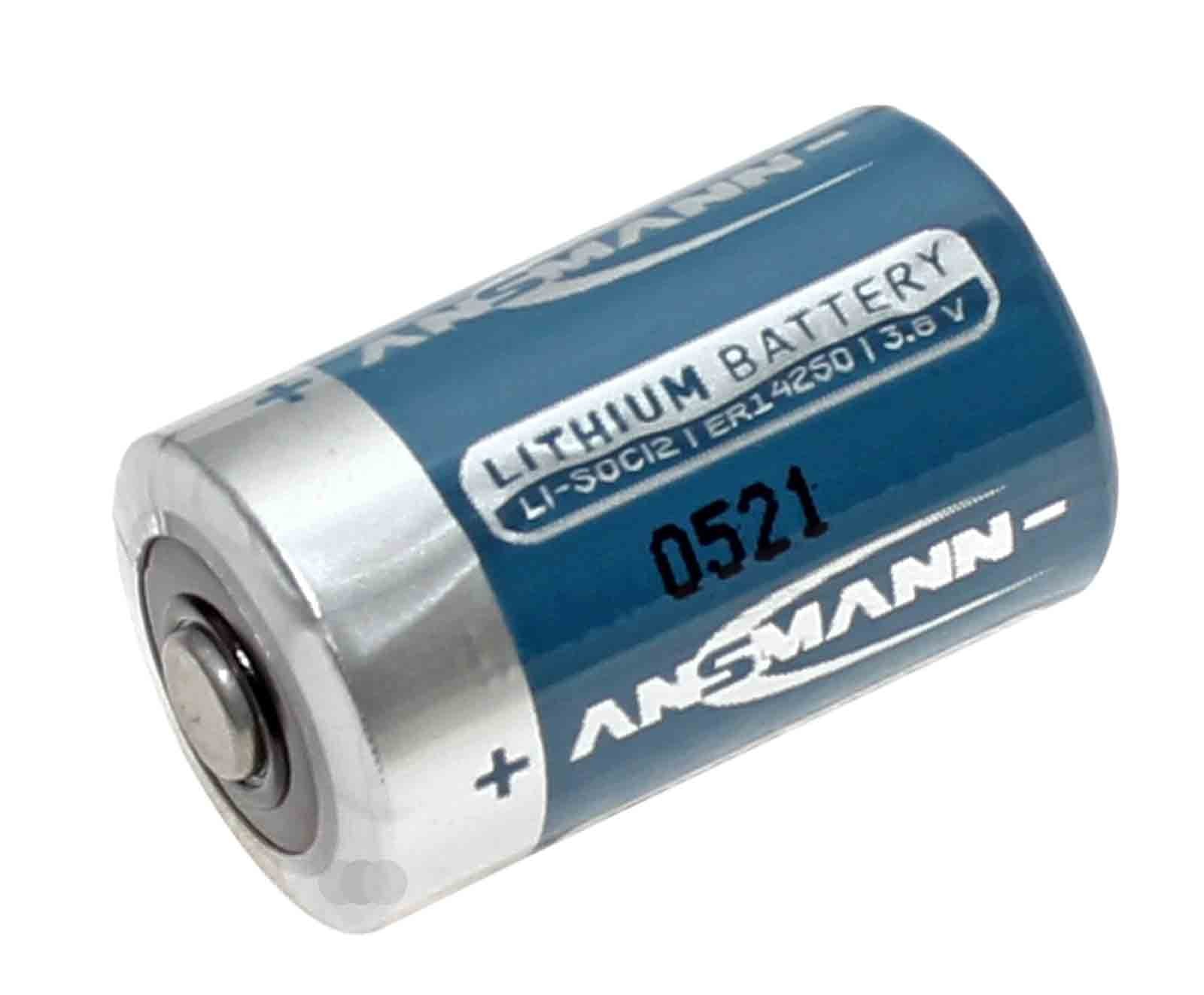 Ansmann ER14250 Lithium Batterie, 1/2AA, 1/2R6, 1/2UM3, 3,6V, 1200mAh