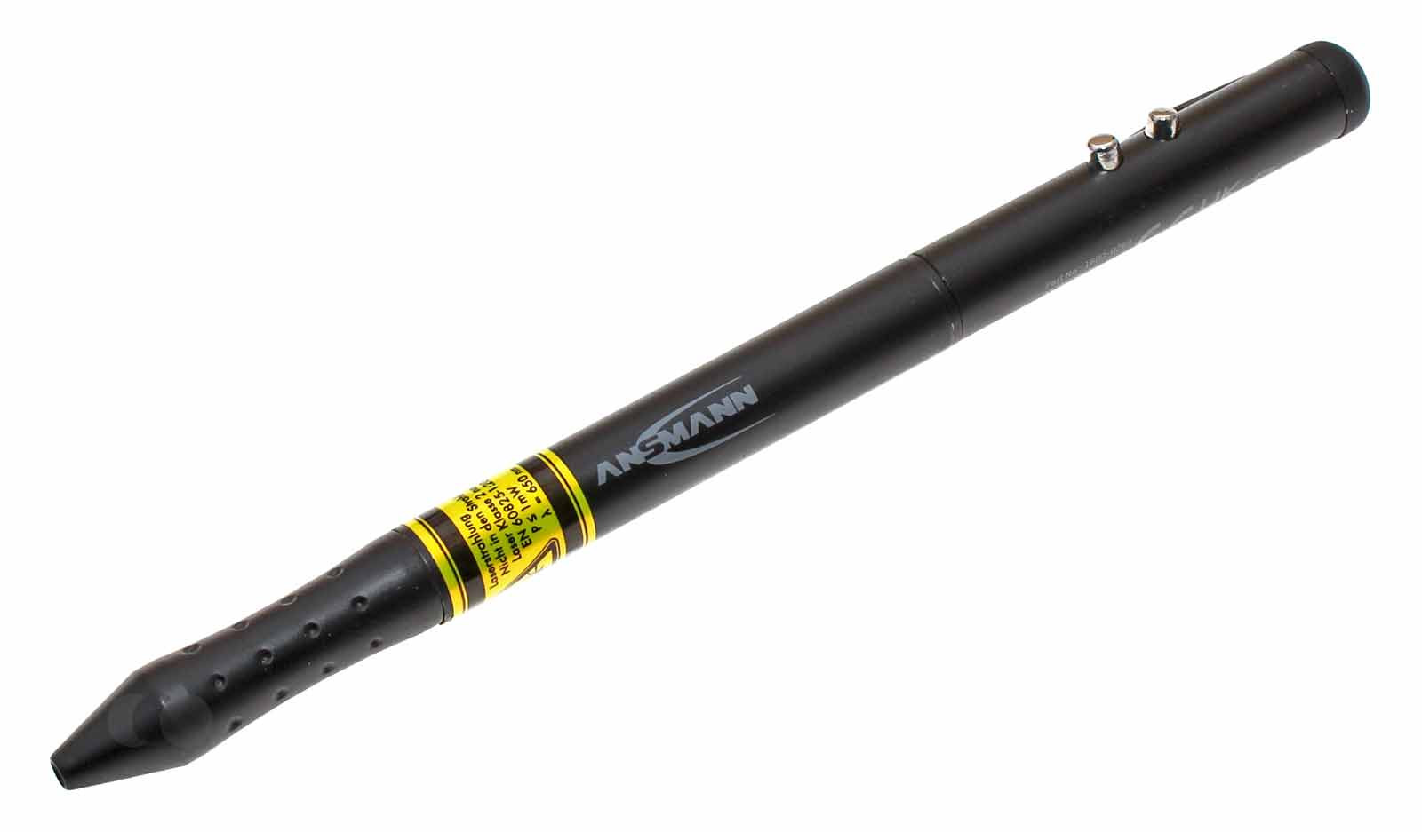 Ansmann Laserpointer 4in1 Multifunktionsstift, Touchpen, Kugelschreiber, Taschenlampe, Laserpointer
