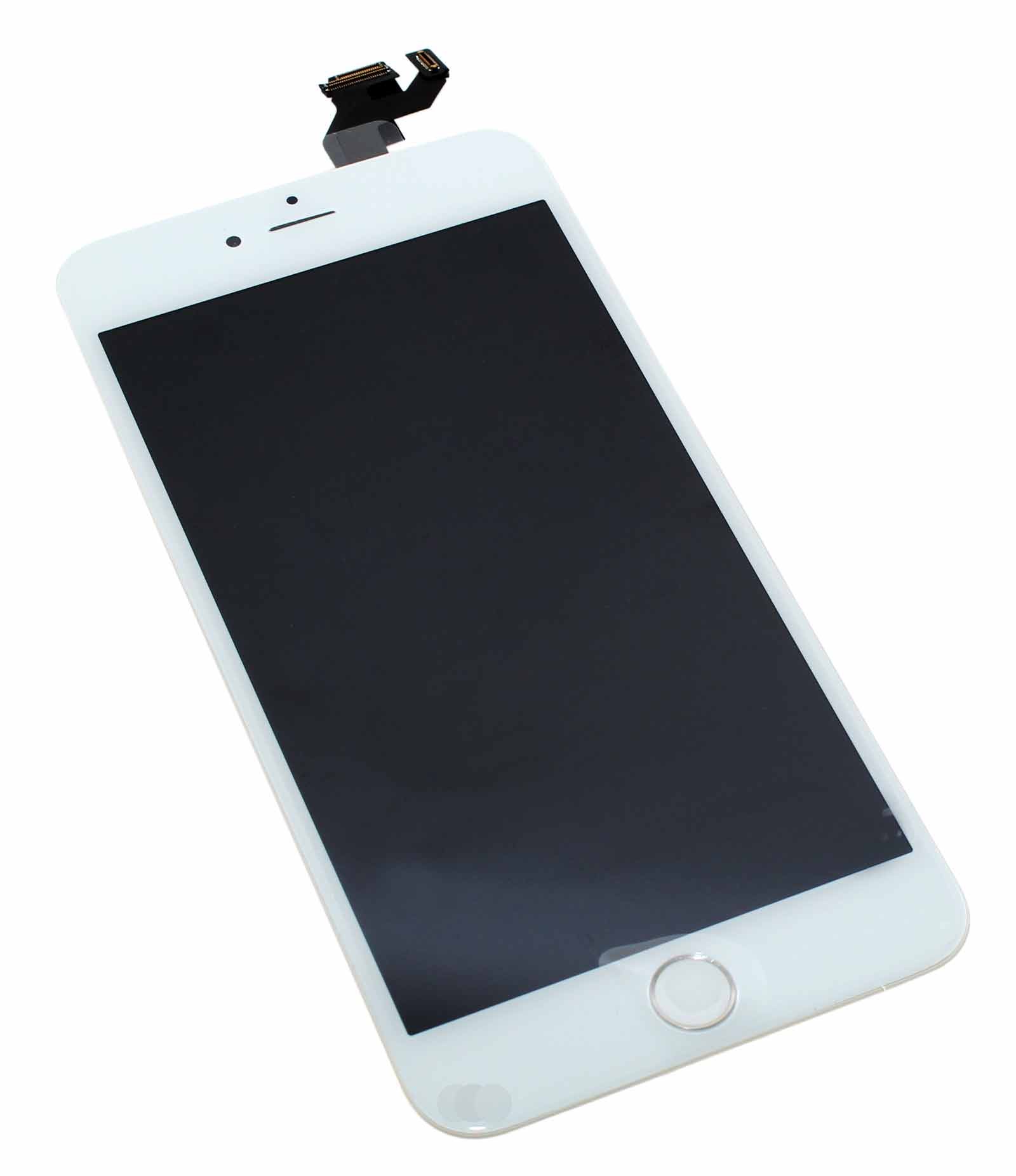 Hochwertiges, vormontiertes Display für Apple iPhone 6s Plus (A1634, A1687, A1699) in der Farbe weiß
