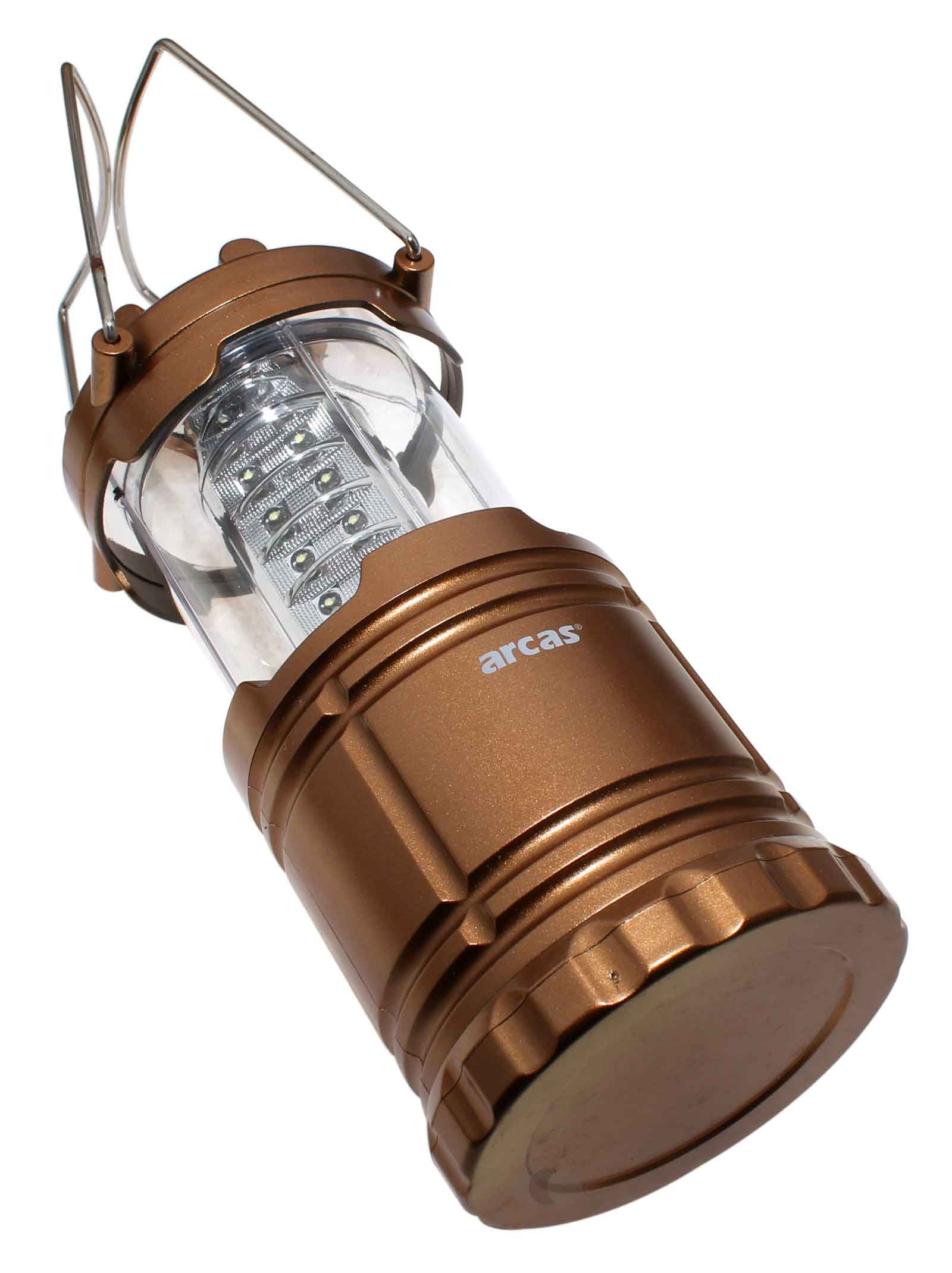 Arcas 30 LED Laterne 120 Lumen, Farbe kupfer, Camping, Garten, Boot
