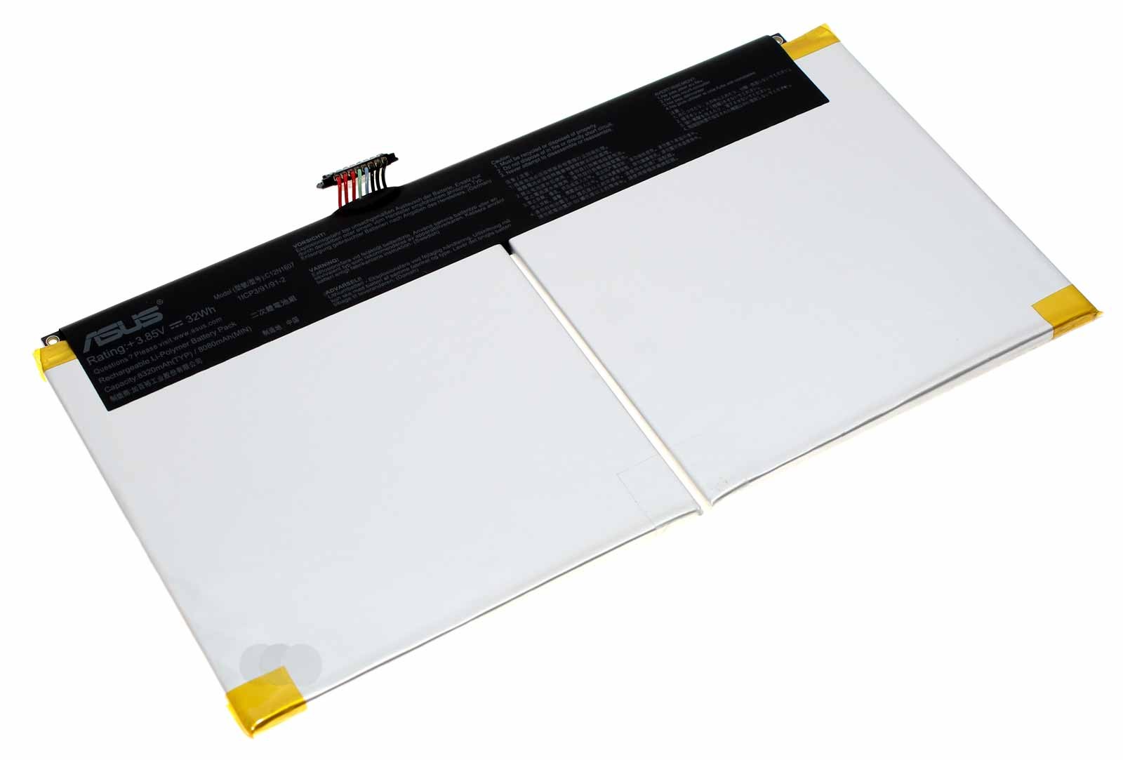 Original Asus C12N1607 0B200-02230000 Akku für Asus Transformer Mini T102HA, 3,85V, 8320mAh, 32Wh