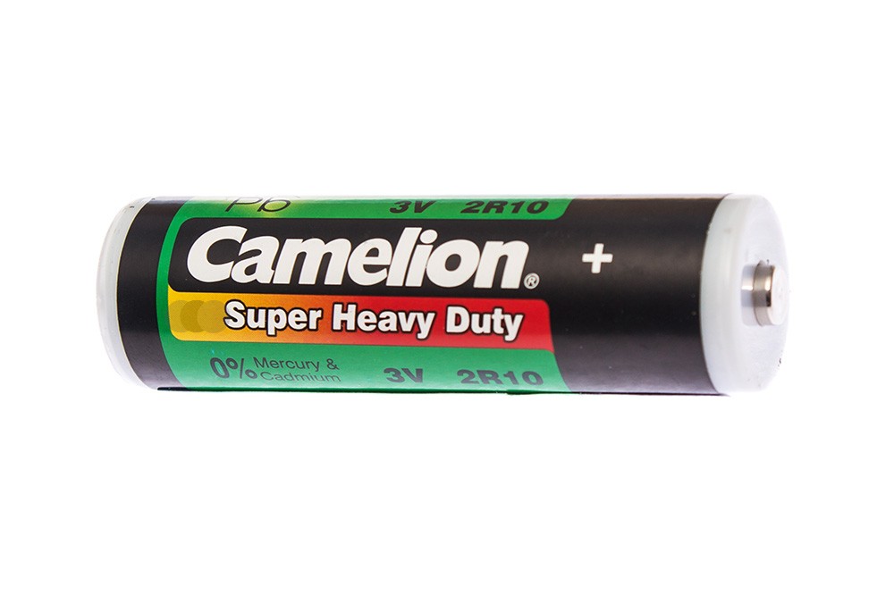 2R10, pile saline Camelion 2R10 SUPER HEAVY DUTY 3 volts 600 mAh