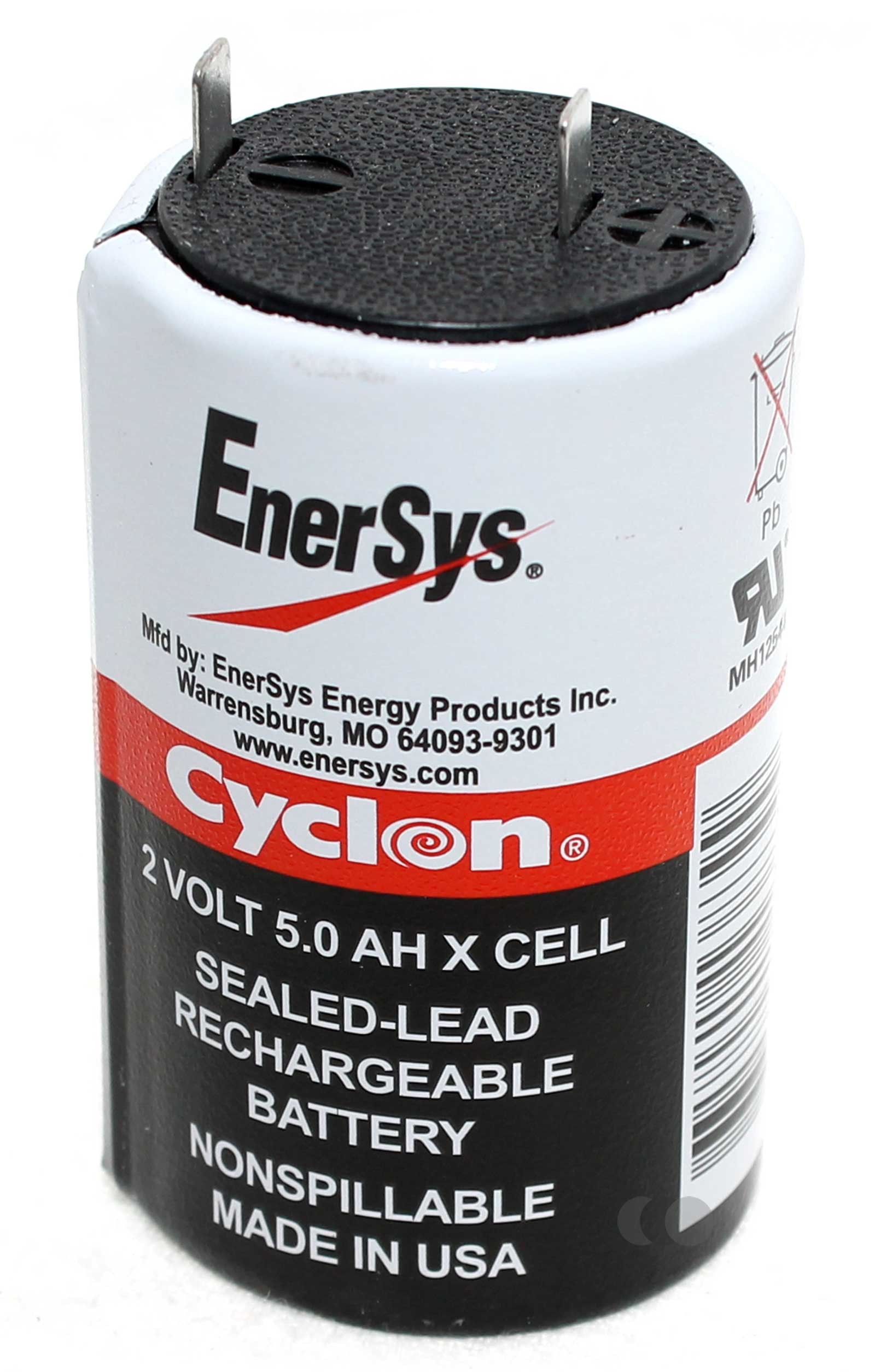 Bleiakku 2V, 5Ah, Enersys Hawker Cyclon, X 0800-0004