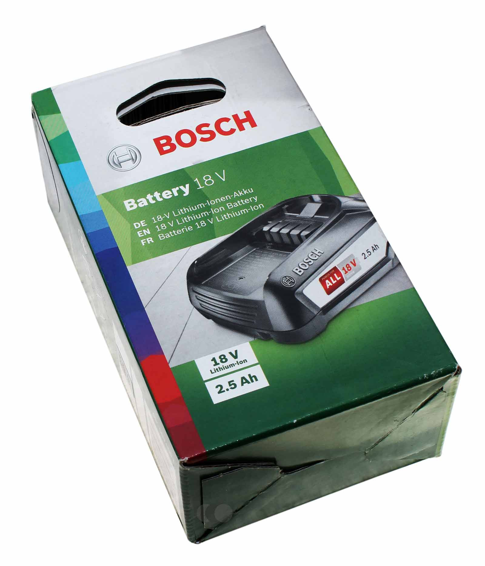 Bosch PBA 18V 2.5Ah W-B Akku für Home & Garden Geräte mit 18-Volt-System, 1600A005B0