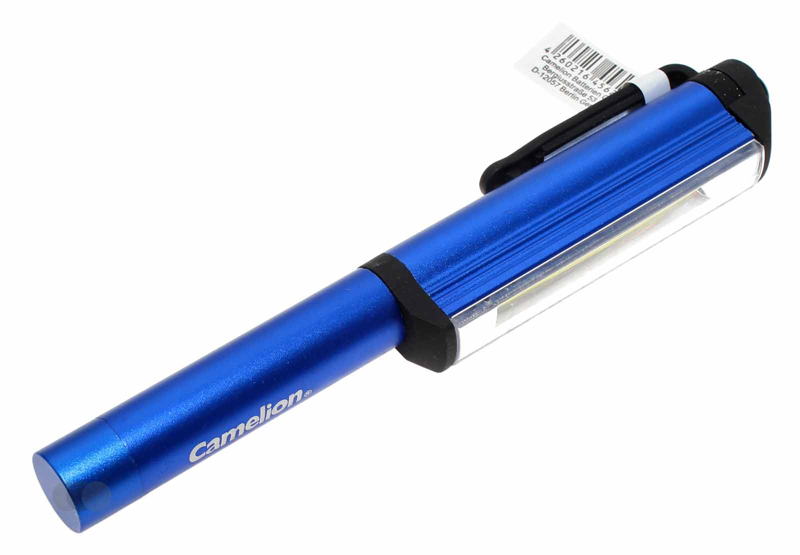 Camelion COB LED Arbeits- Inspektionsleuchte, Stift-Lampe mit Magnet-Clip, T11, 30200051