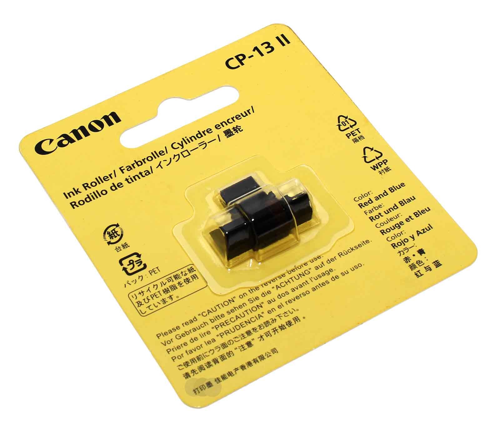 Canon CP-13 II Farbrolle für Tischrechner MP120 P23 Serie, blau / rot, 5166B001