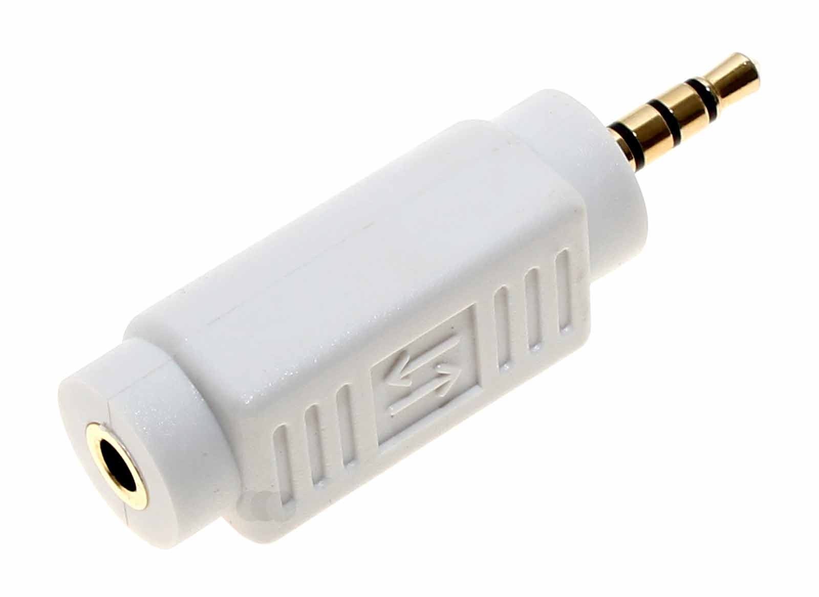 Delock 65590 Adapter 3,5mm 4 Pin Klinkenstecker auf 3,5mm 4 Pin Klinkenbuchse, ändert die Pinbelegung