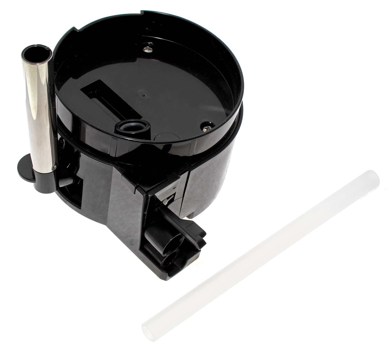 DeLonghi Milchbehälter Deckel, Abdeckung mit Düse und Schlauch für ESAM04.350.S Magnifica Kaffeevollautomat, Ersatzteil Teilenummer 7313245211