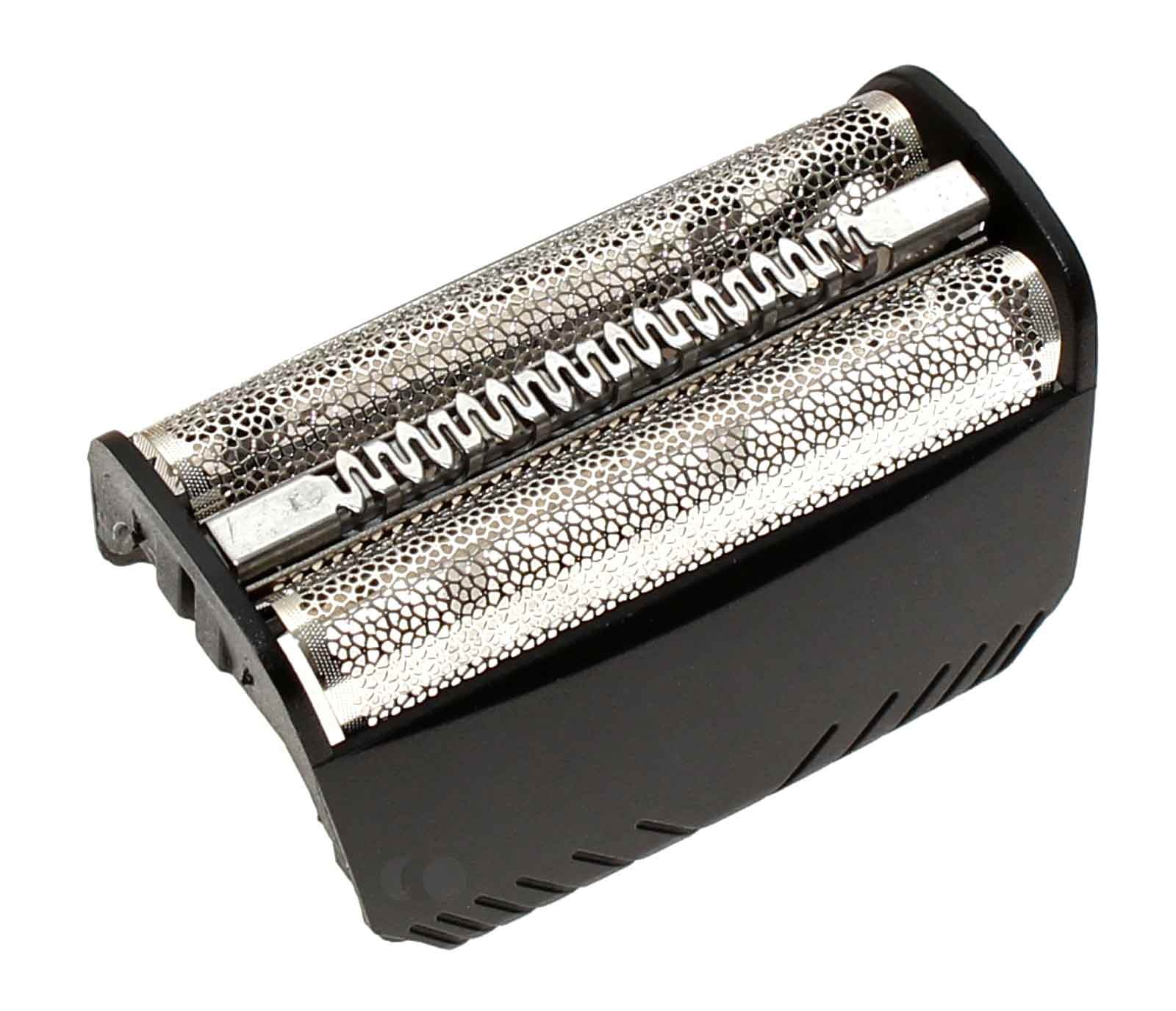 Doppelscherfolie mit Rahmen für Braun Series 4000 und 7000, Series 1 und 3 bis 2014, ersetzt 30B, schwarz