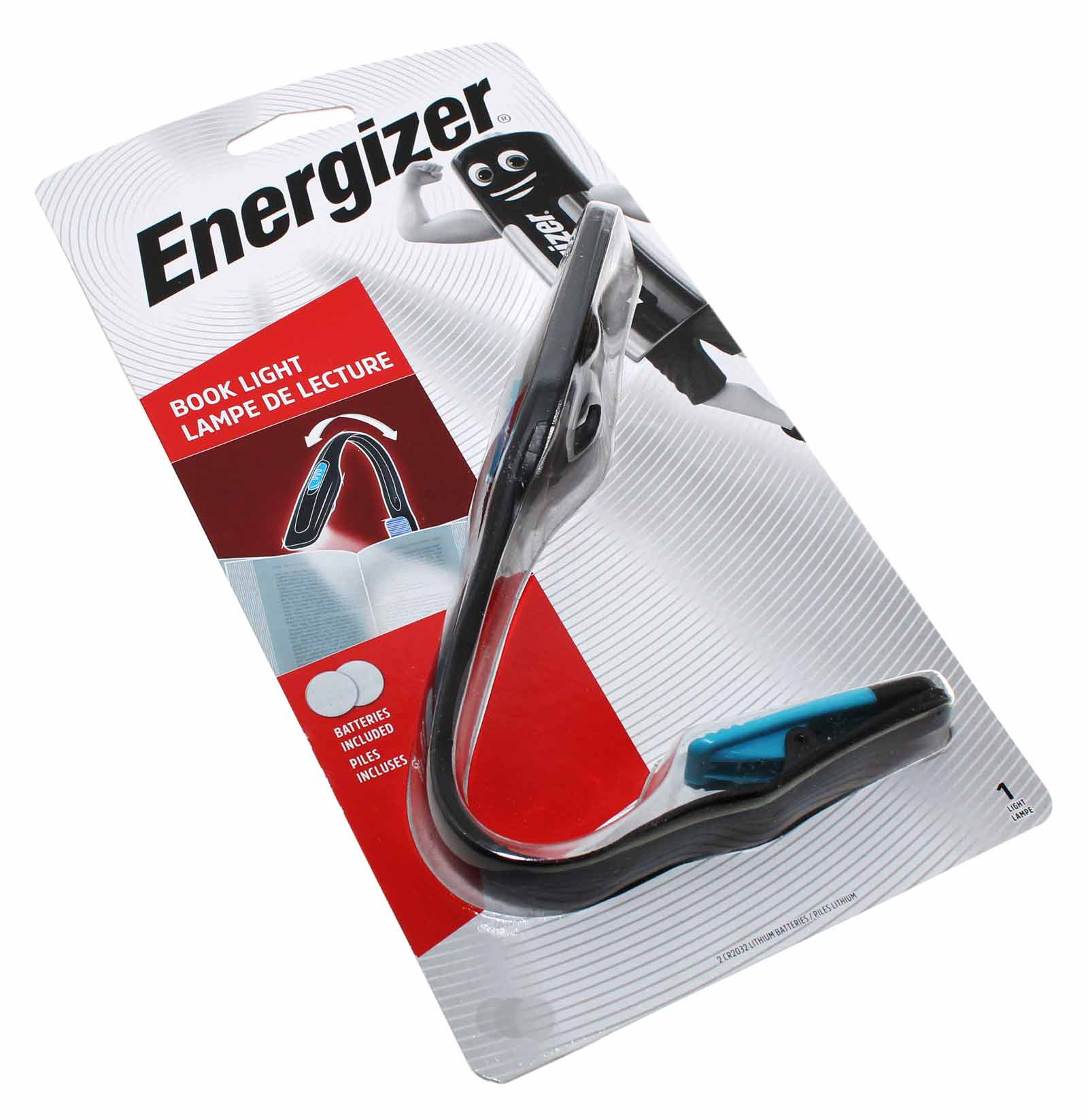 Energizer Book Light Leselampe mit LED Leutchtmittel, Hersteller Artikelnummern E300477600, LP24051 und BKFN2B4