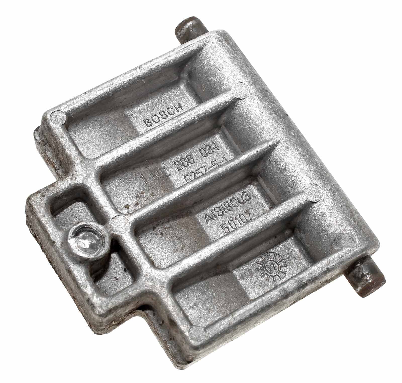 Gebrauchte Gegenplatte Leitblech für Bosch AXT 2500 HP Häcksler, 1602388034