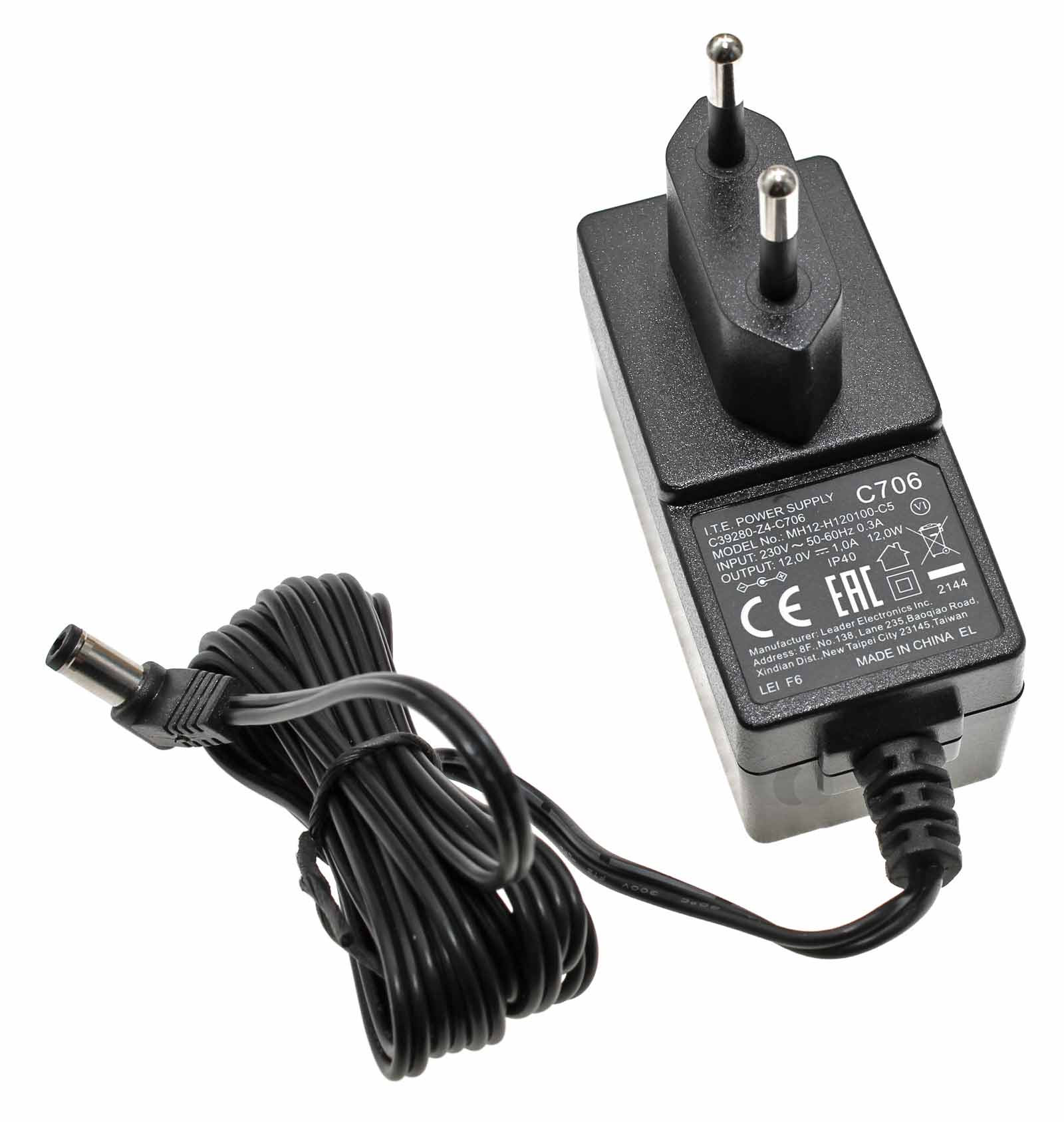 Original Gigaset Netzteil, Ladegerät C706 für Gigaset CX203 ISDN, DL500A, N720 IP Pro u.a. Telefone und Basisstationen mit 12 Volt und 1 Ampere, Hersteller Artikelnummer C39280-Z4-C706