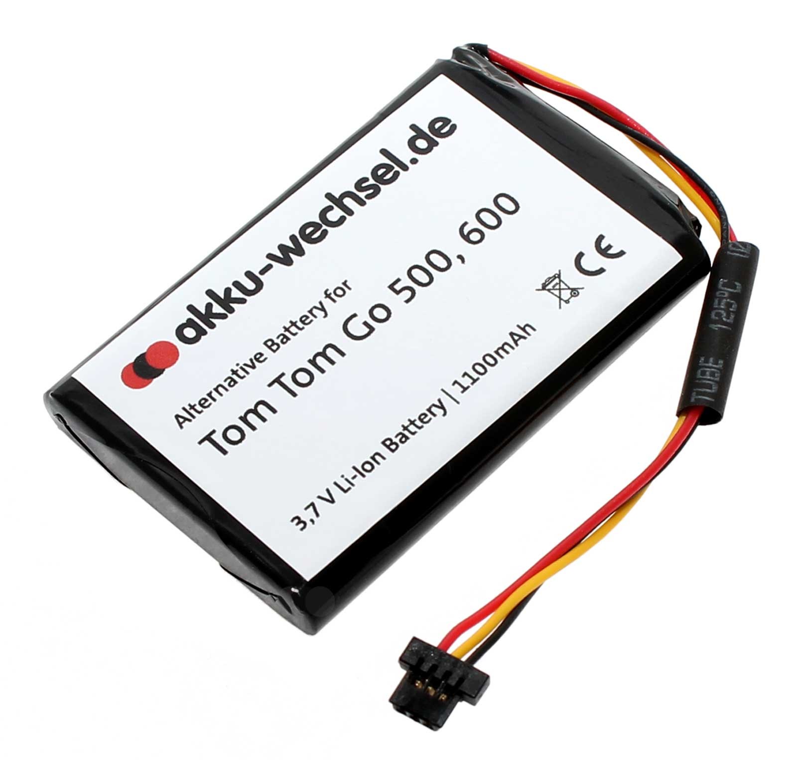 Akku passend für TomTom Go 500 und Tom Tom Go 600 - Ersetzt den Original Akku VF6D, P6, 4FA5