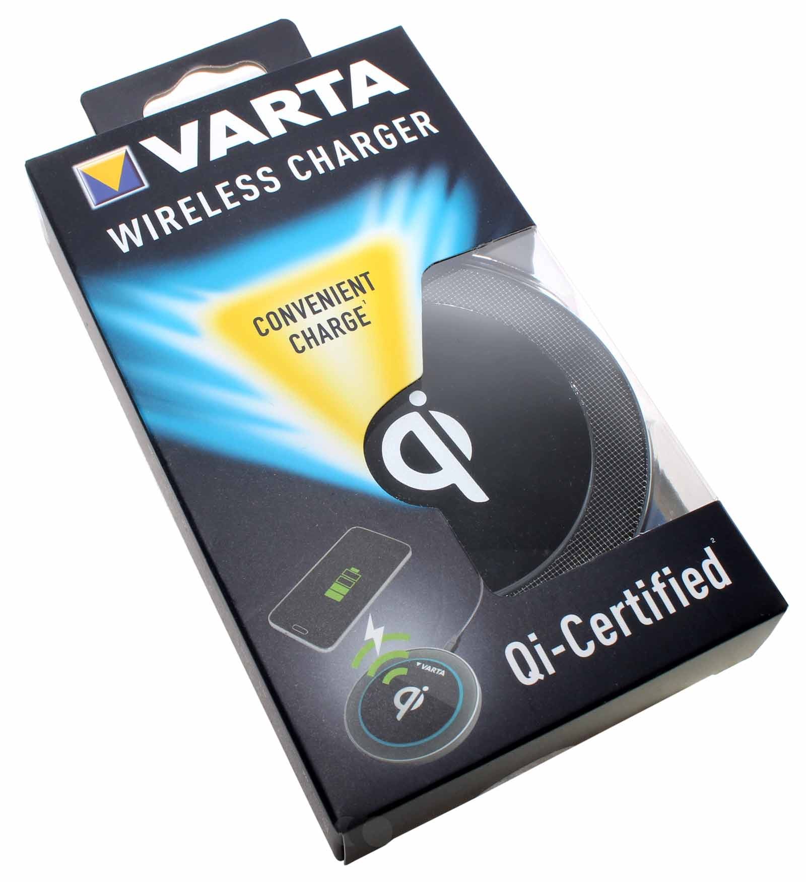 Das Varta Induktions-Ladegerät Qi Wireless Charger 57911101111 