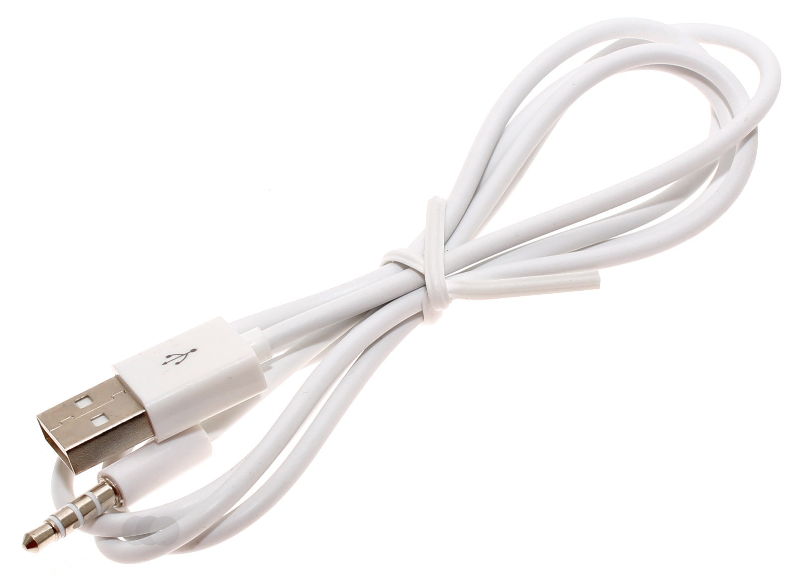 3,5 mm Stecker Audio Aux zu USB 2.0 Stecker, Adapter Ladekabel für iPod Shuffle 3, 4, 5, und 6