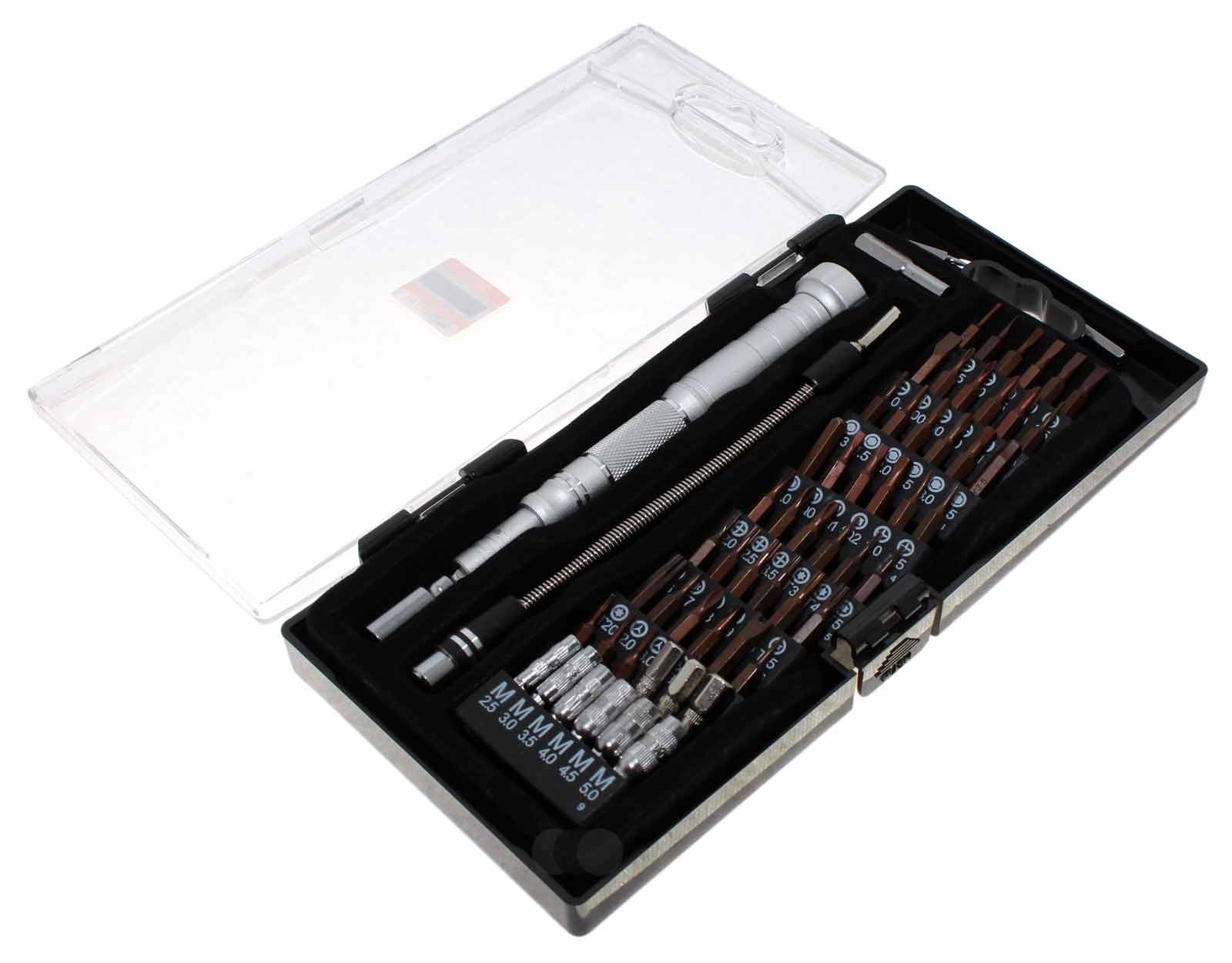 Jakemy JM-8166 61 in 1 Präzisions DIY Werkzeug Set Schraubendreher Kit, Torx, Phillips, Pentalobe, TriWing, Schlitz 
