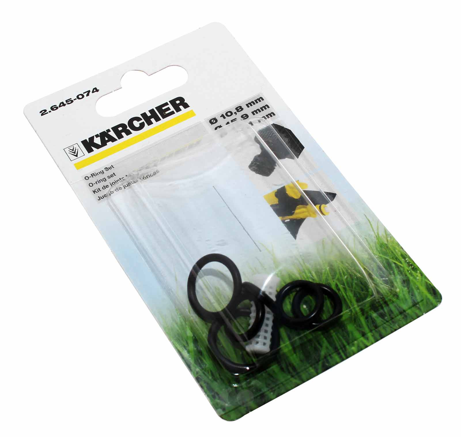 Kärcher O-Ring Set 6x Dichtungsring 1x Sprinklerfilter Bewässerung, 2.645-074