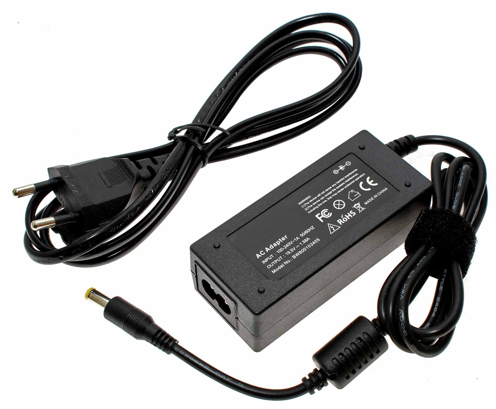 Ladegerät Netzteil für Acer Aspire One, Dell Mini, ADP-30JH B, PA-1300-04, 19,5V, 1,58A