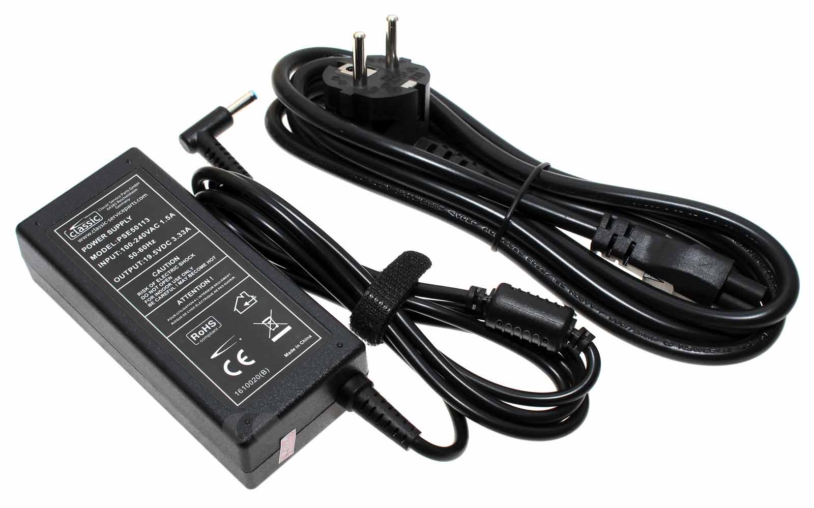 Ladegerät Netzteil für HP Home 17-ca1205ng, PSE50113 EU, 19,5V, 3,33A, 65W