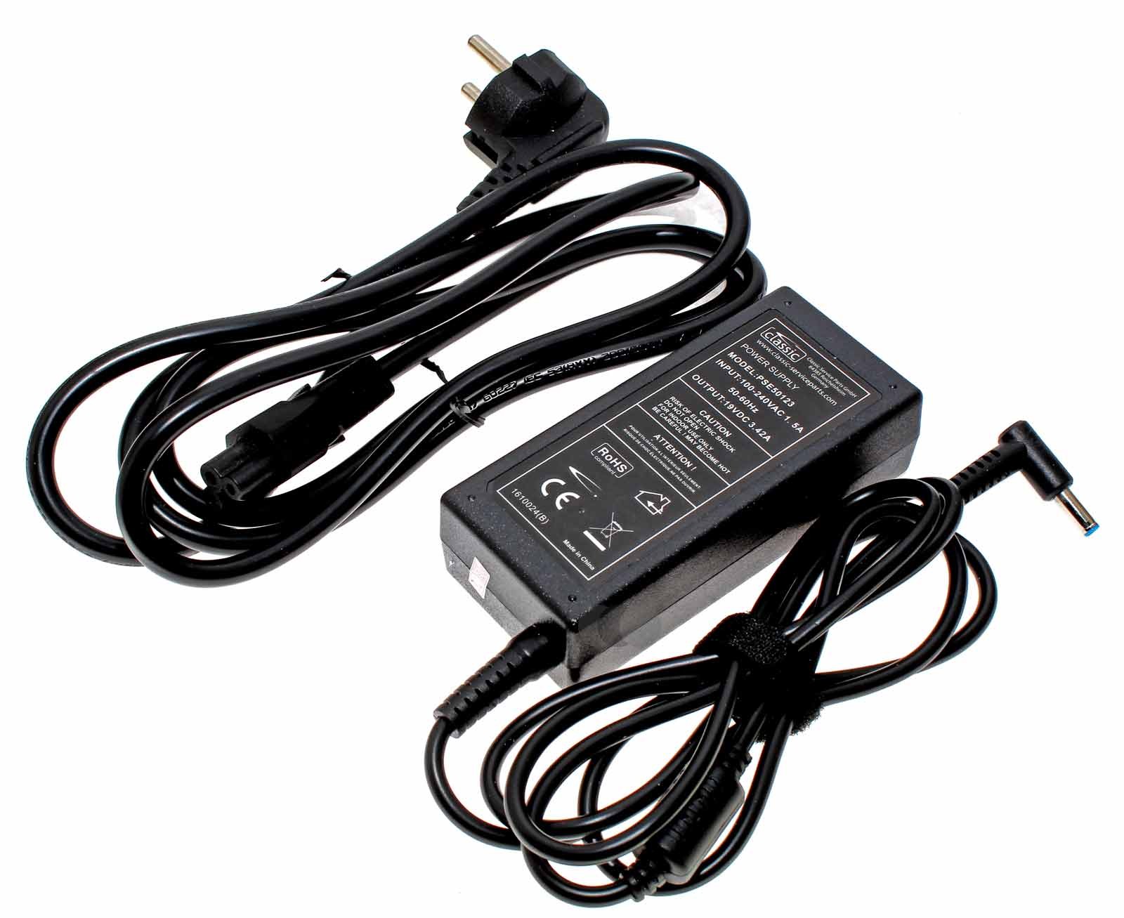 Ladegerät Netzteil PSE50123 EU für Asus Notebooks Laptops, wie 0A001‐00041300, 19V, 3,42A, 65W