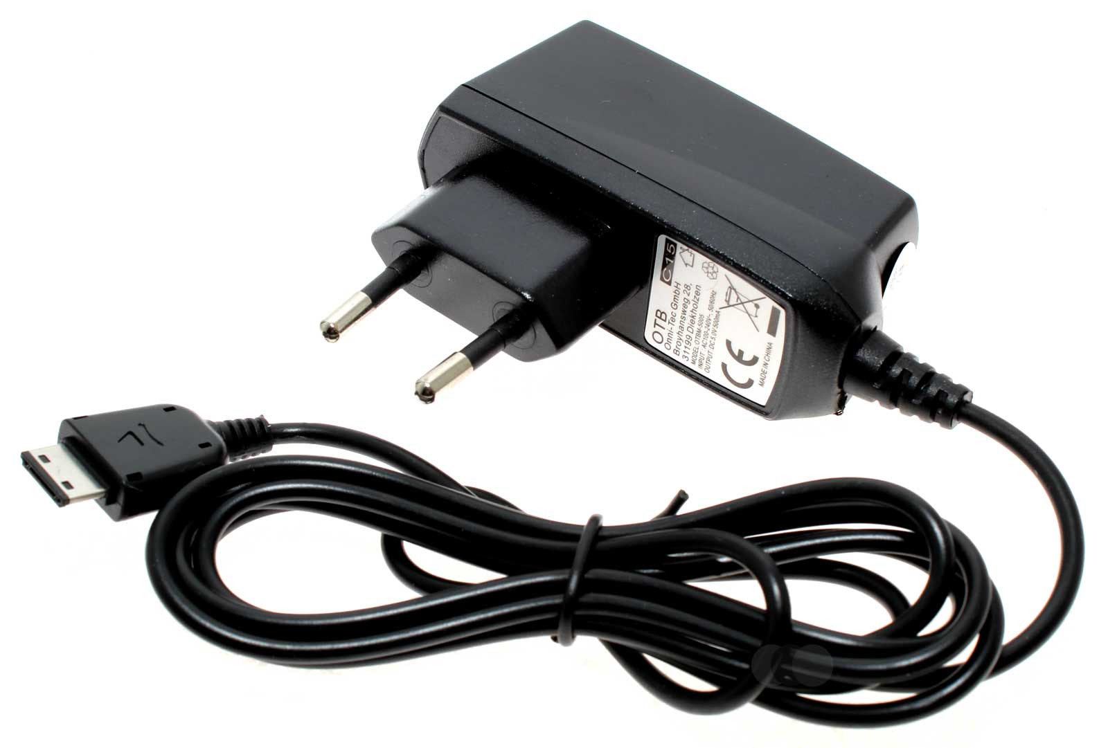 Ladekabel Netzteil S20 Pin für Samsung SGH-i900 u.a. Handys, wie ATADS10EBECSTD, 5V, 500mA