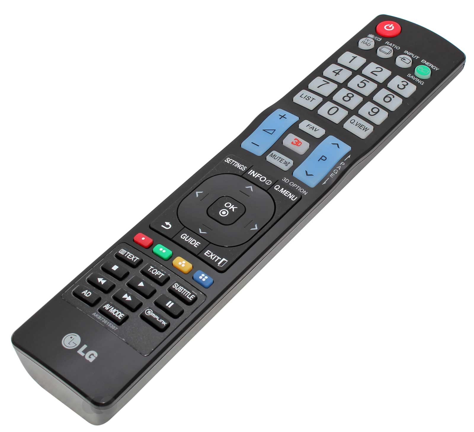 Original LG Fernbedienung, Remote Control AKB73615307 für LG Fernseher, Flat-TV