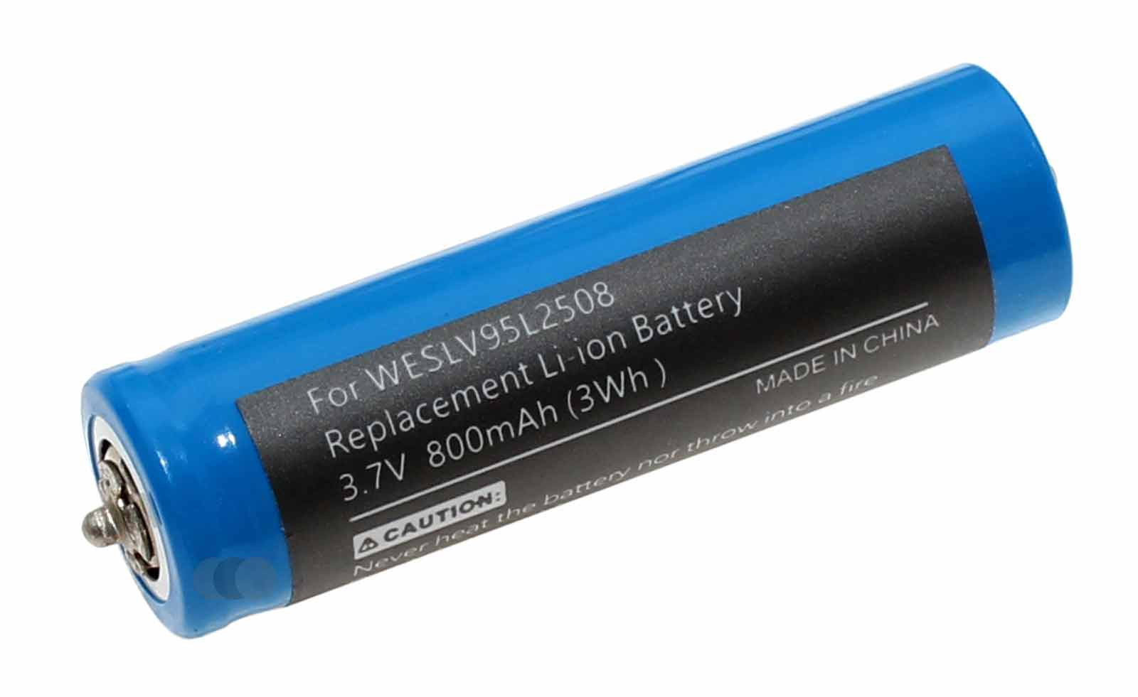 Li-Ion Akku für Panasonic ER-GP80, ER-SB40, ES-LV61, ES-LV9N u.a., ersetzt WESLV95L2508 u.a., 3,7V 800mAh